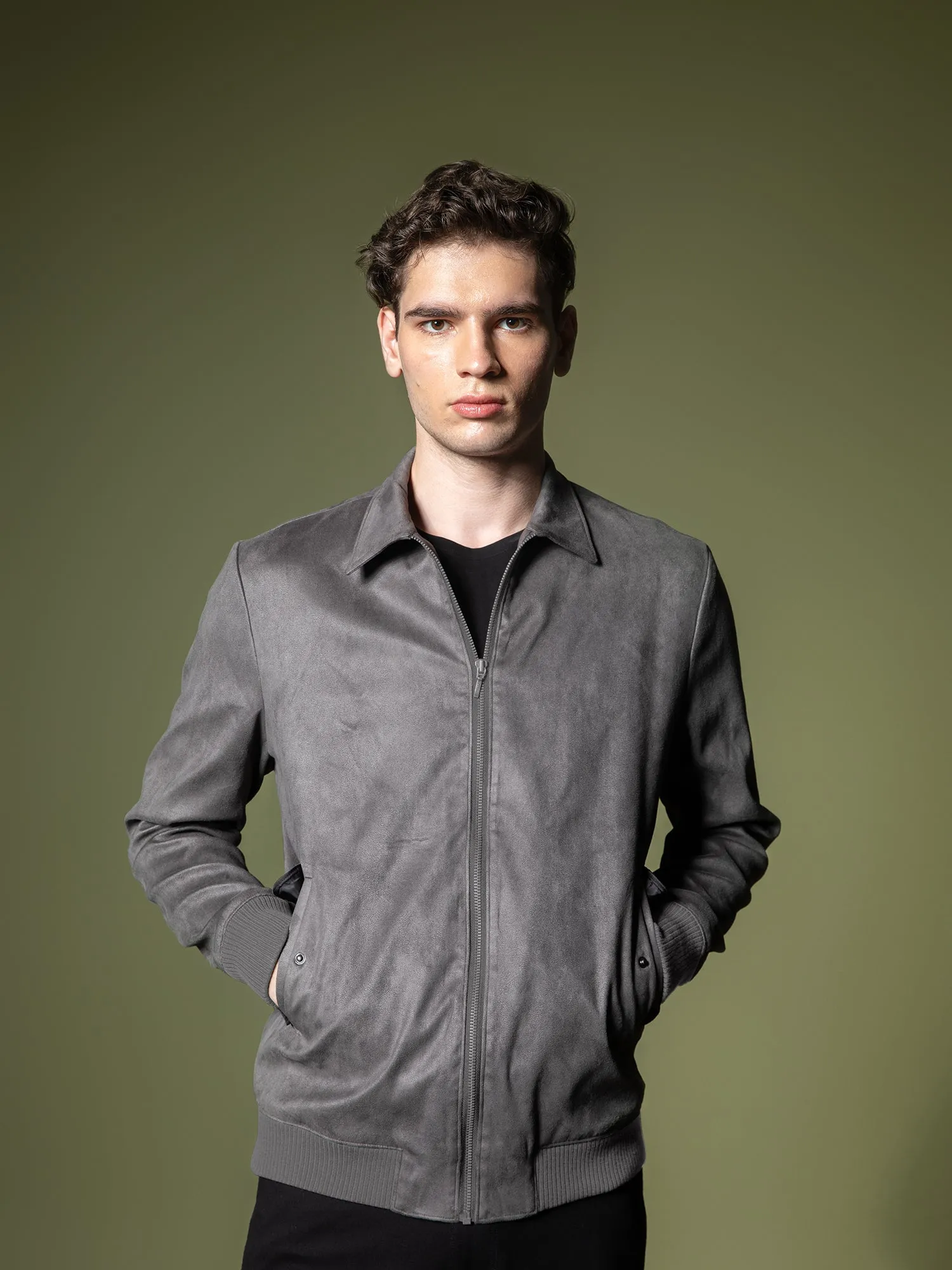 Suede Bomber