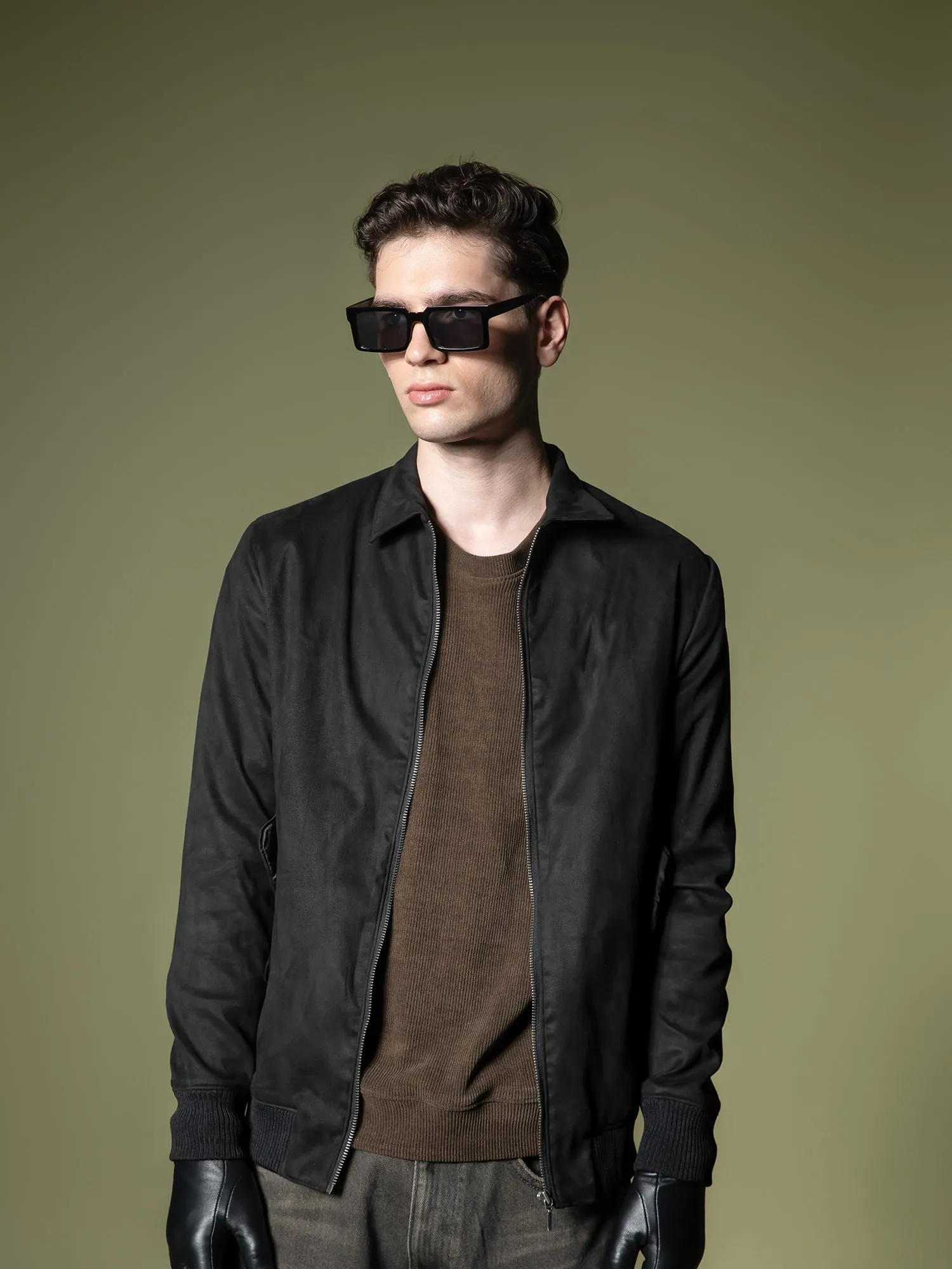 Suede Bomber