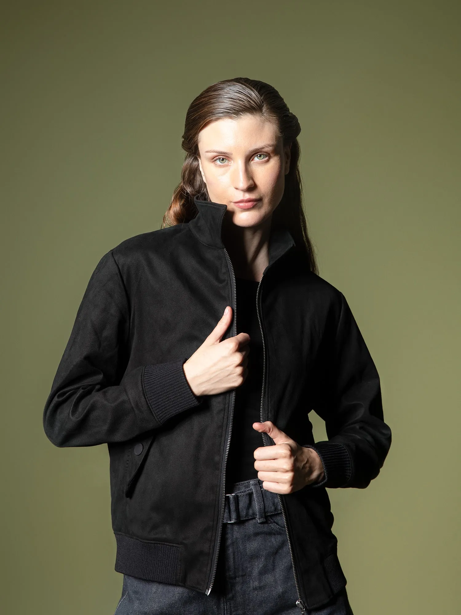 Suede Bomber