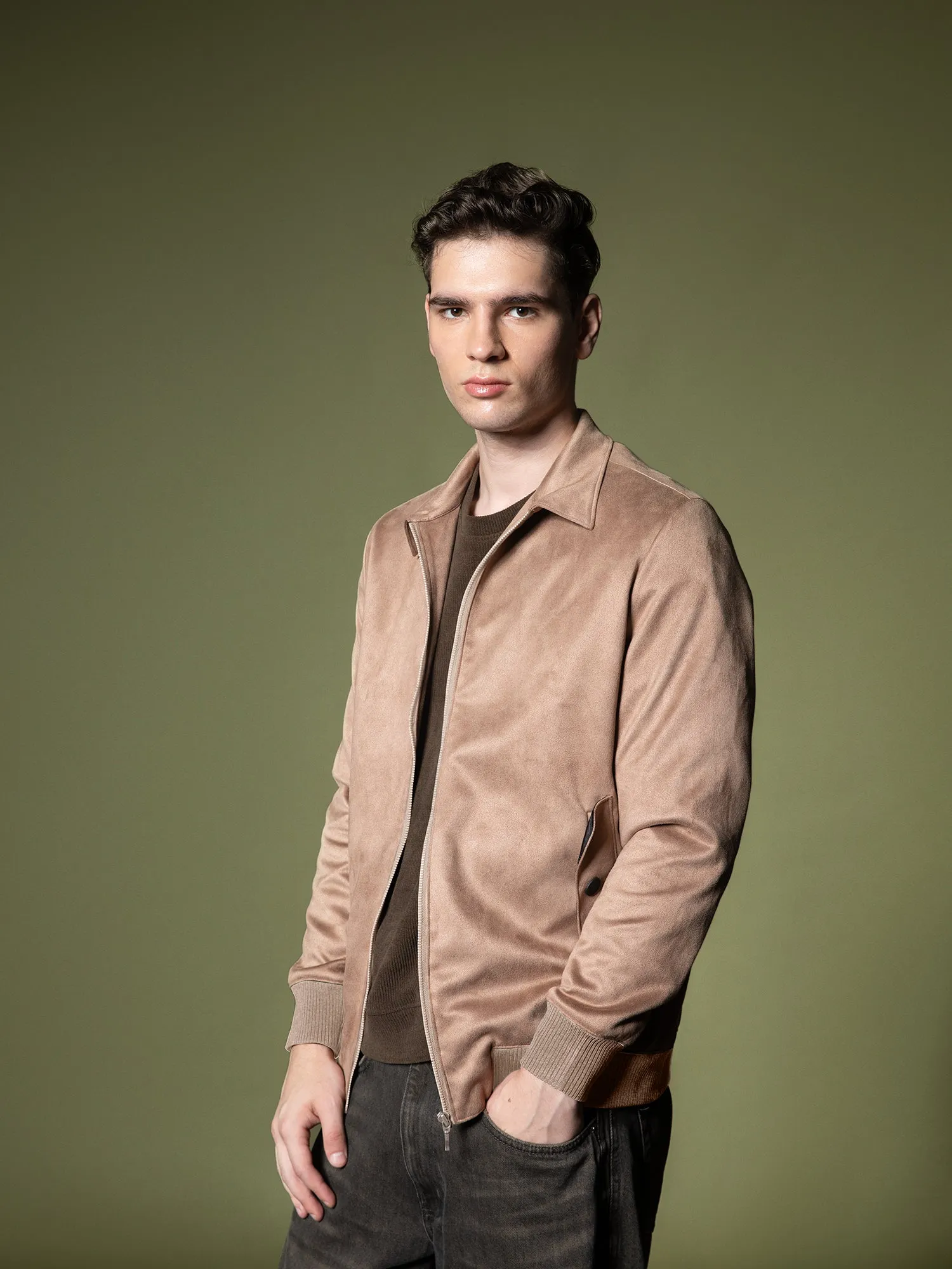 Suede Bomber