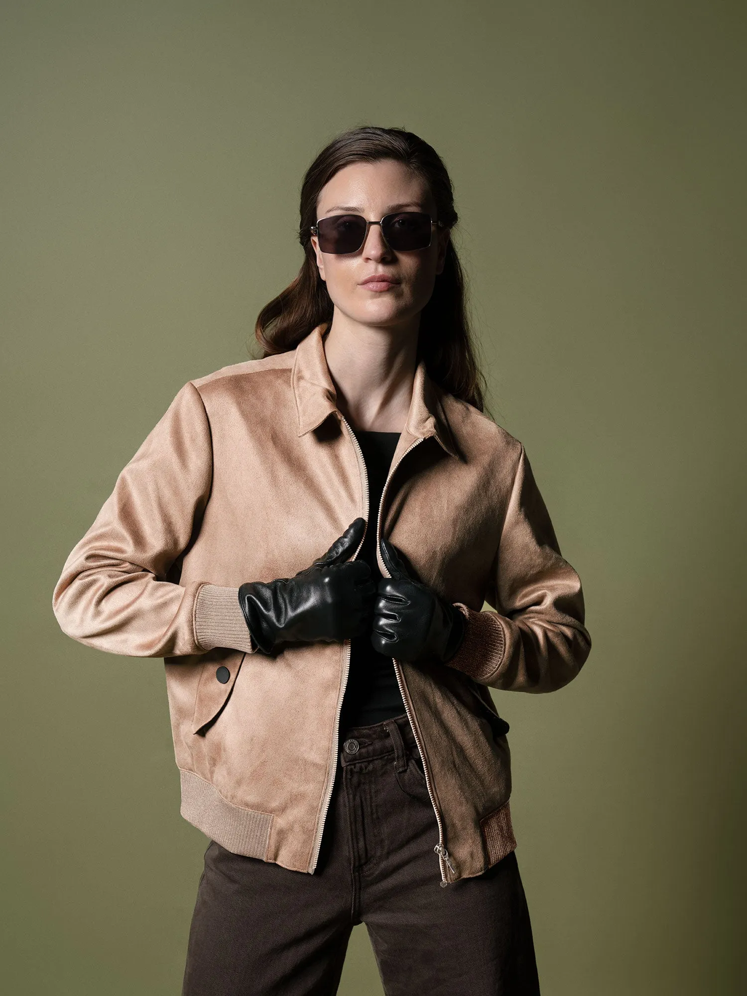 Suede Bomber