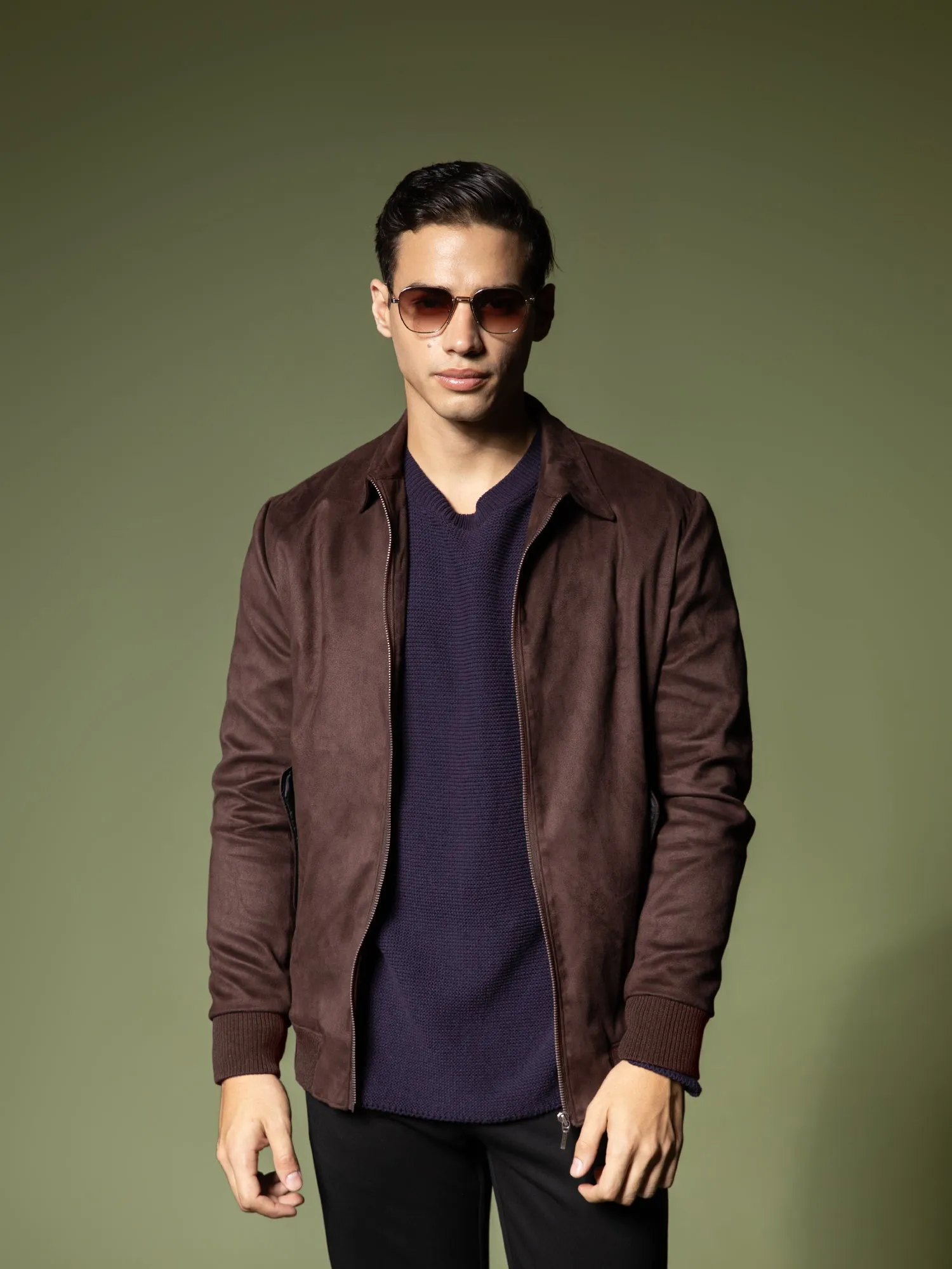 Suede Bomber