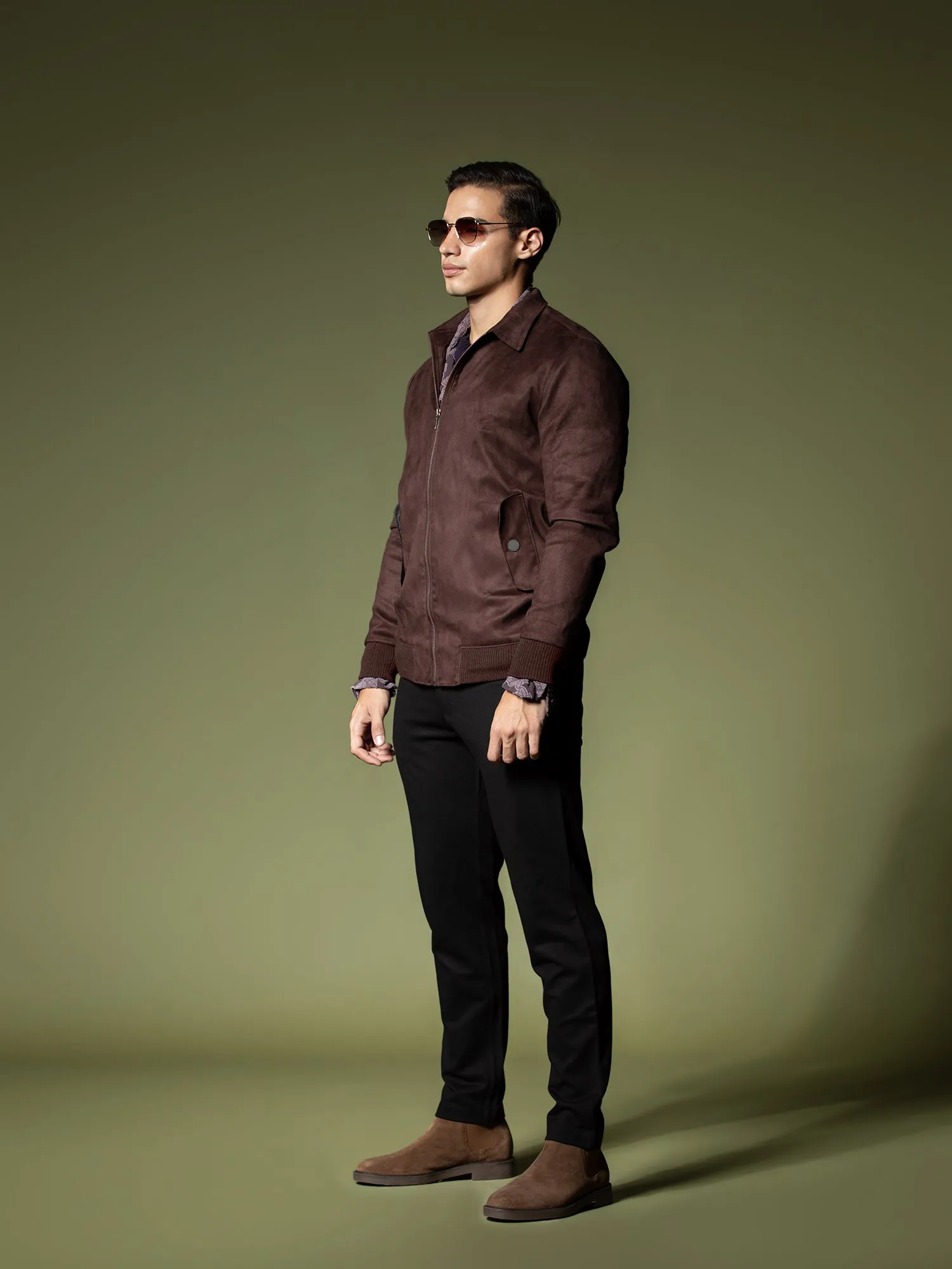 Suede Bomber
