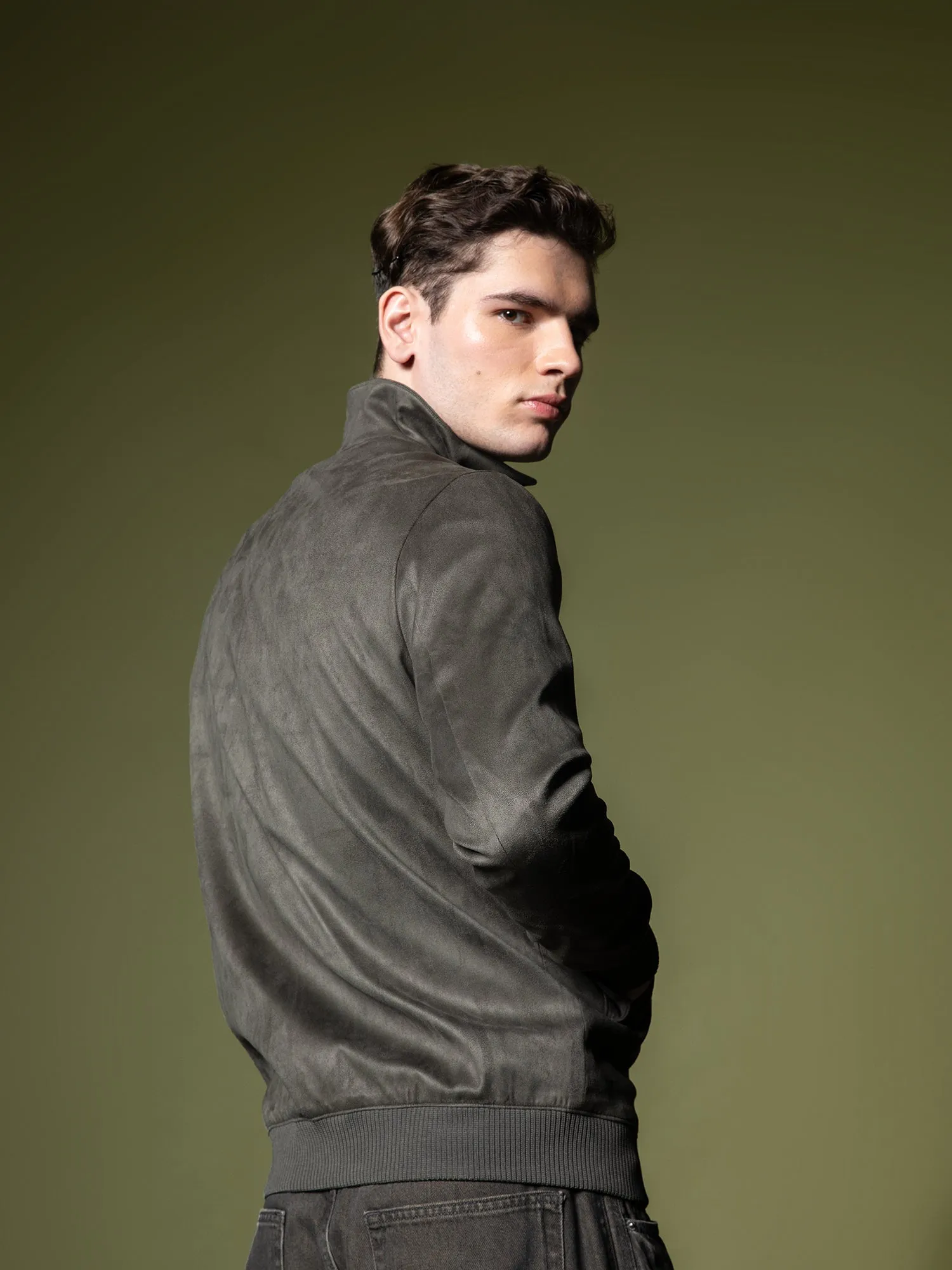 Suede Bomber