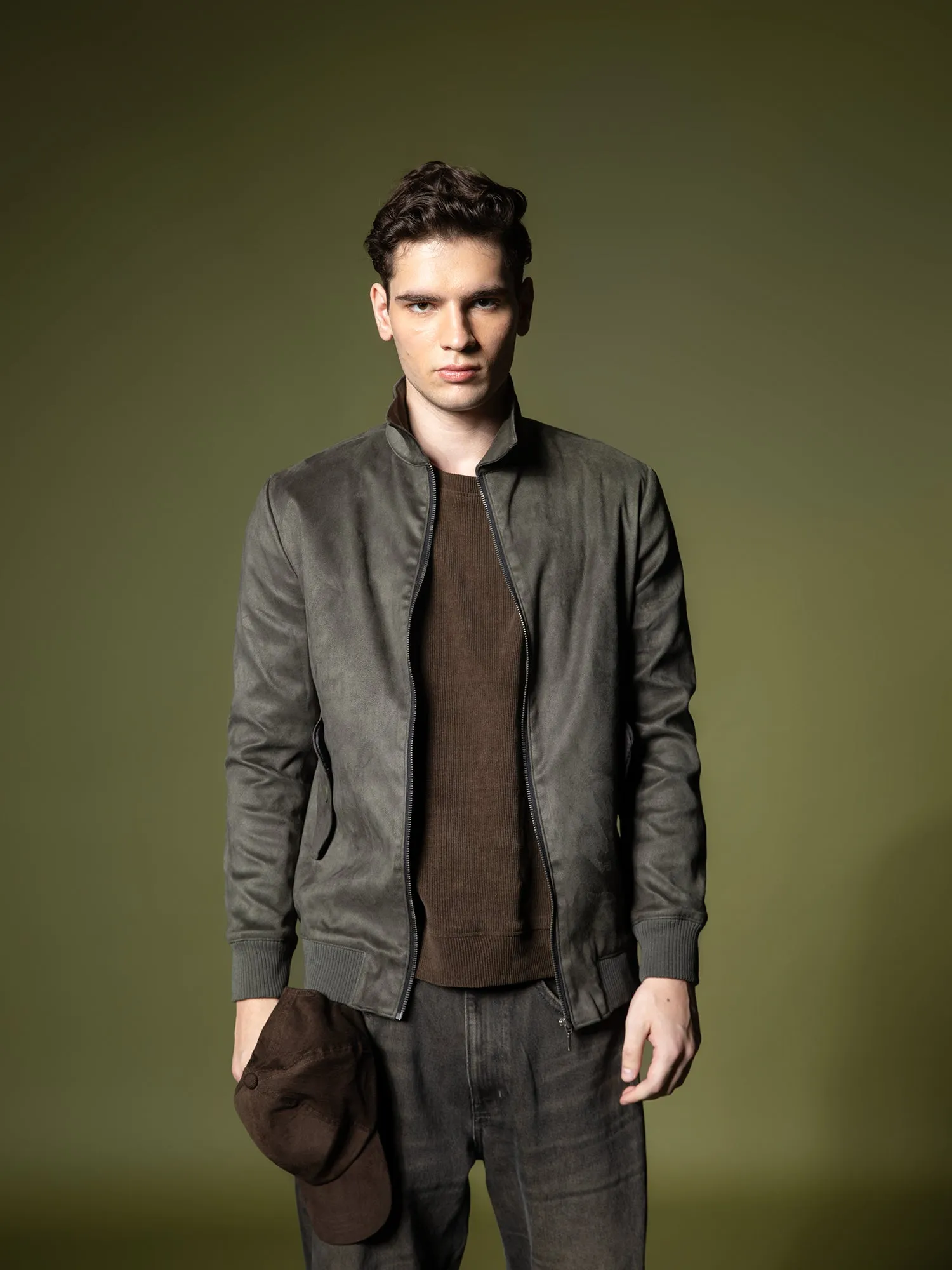 Suede Bomber