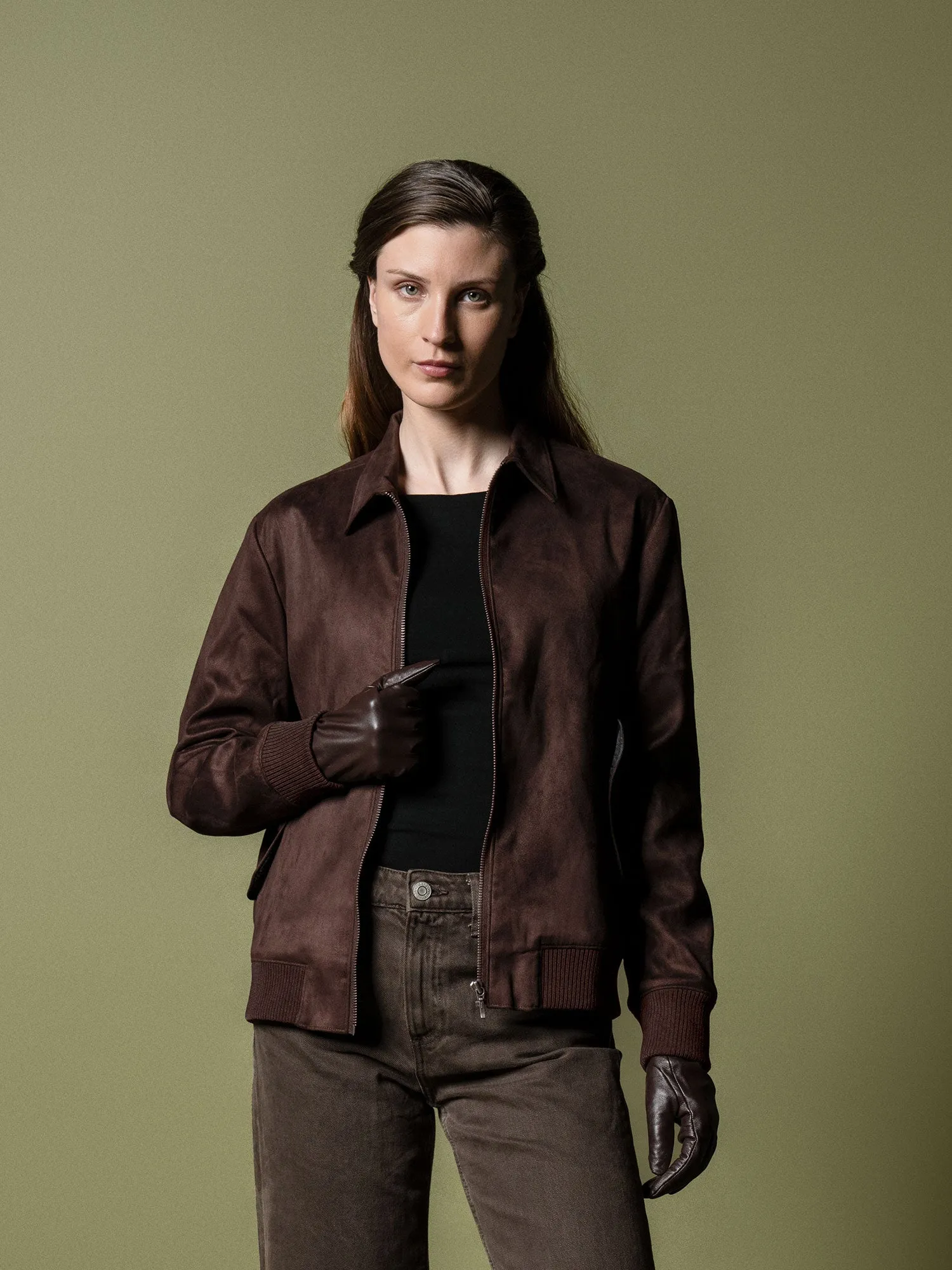 Suede Bomber