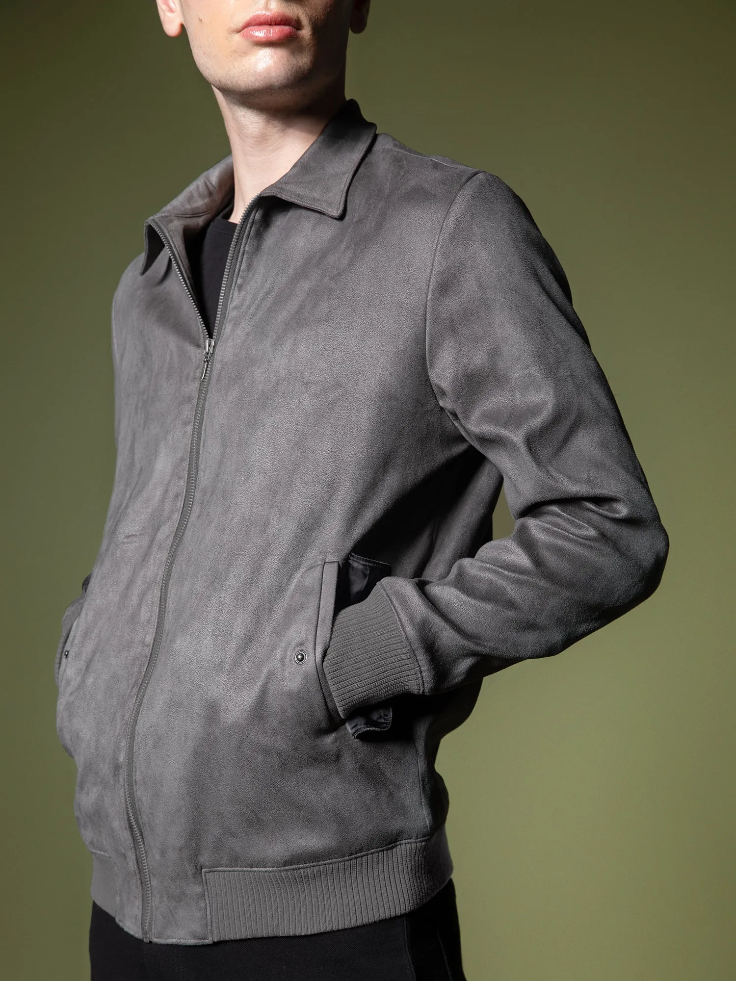 Suede Bomber