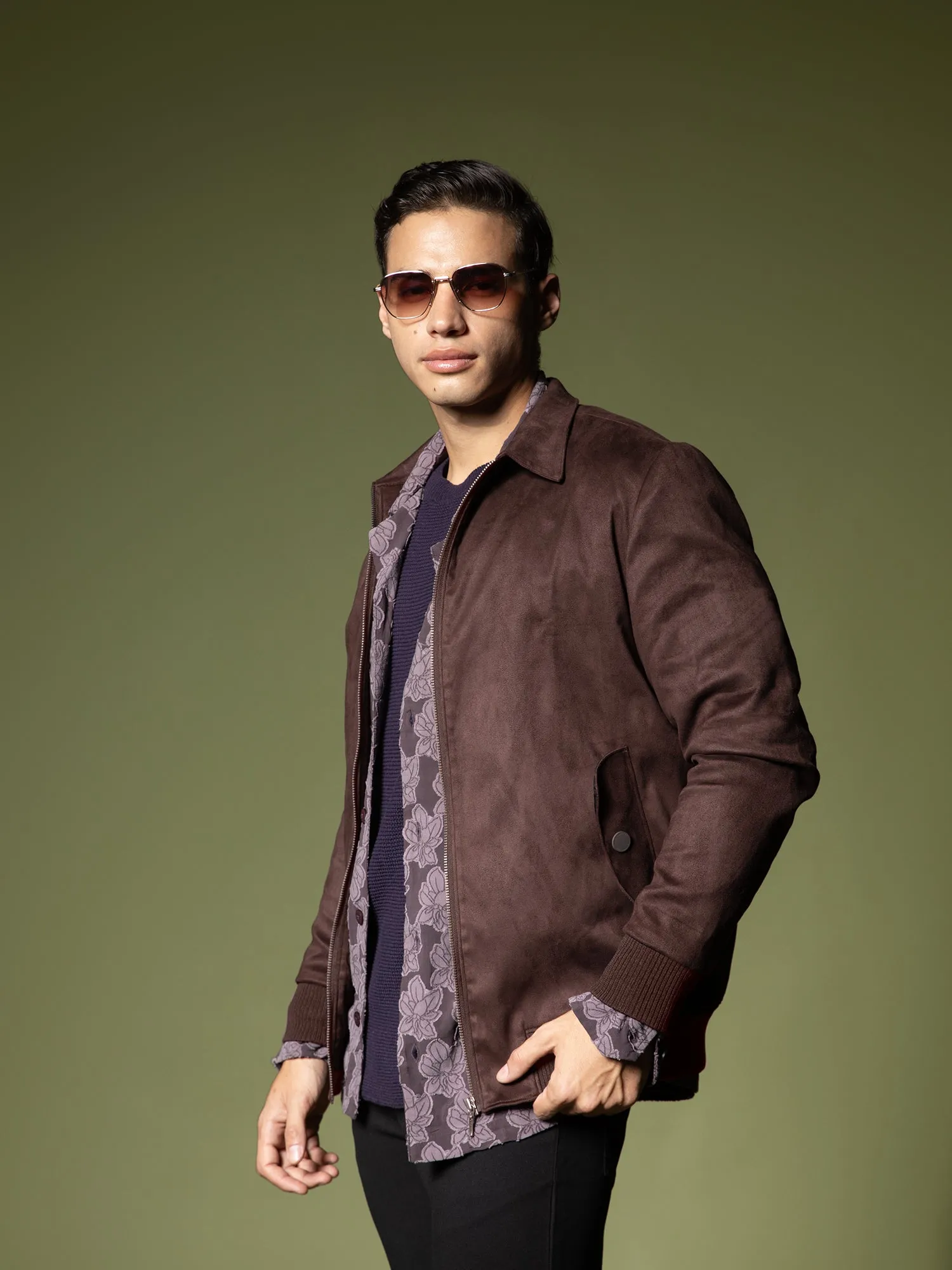 Suede Bomber