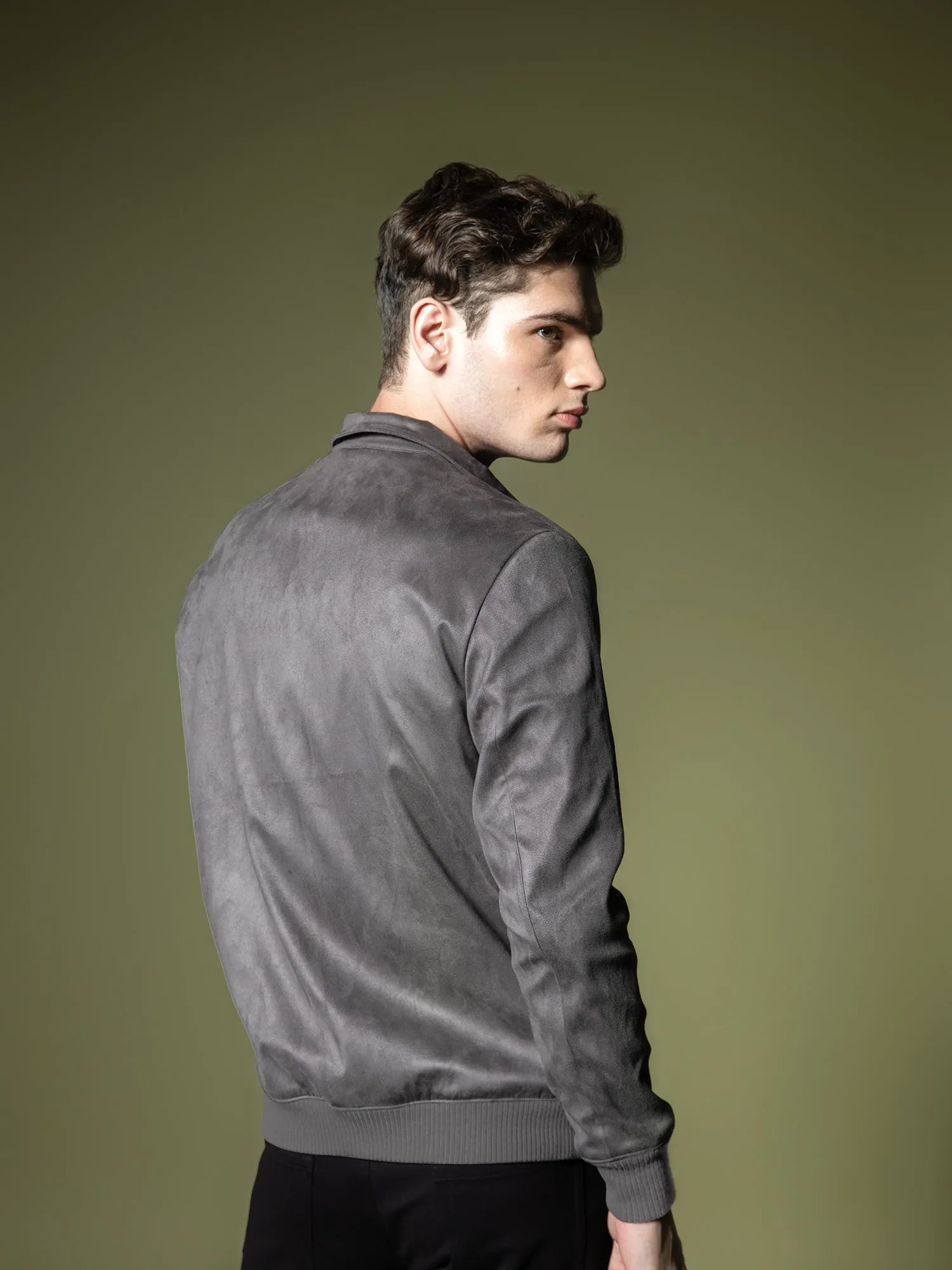 Suede Bomber