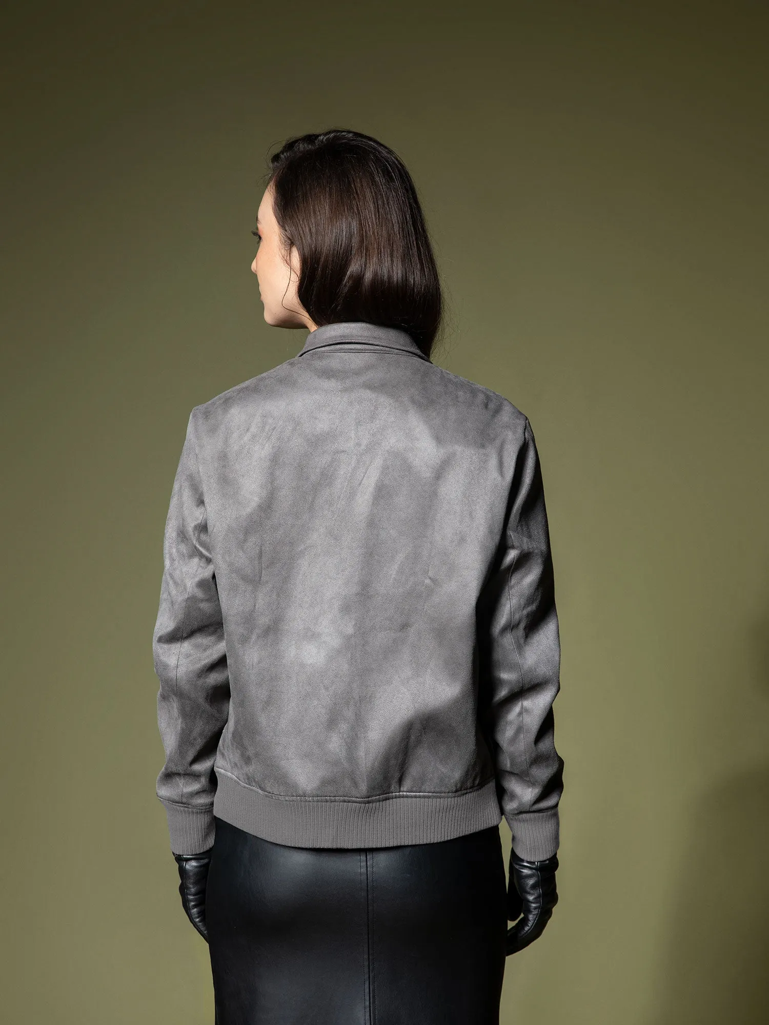 Suede Bomber