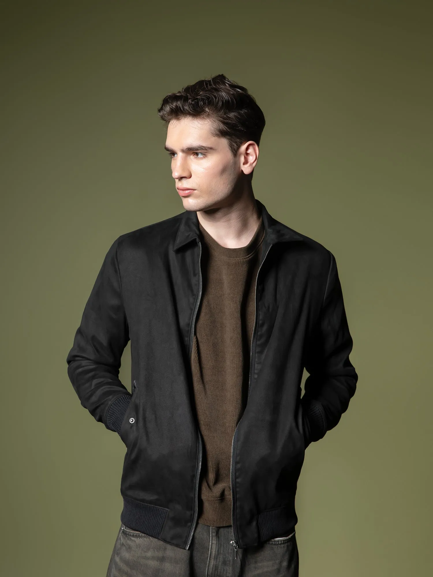 Suede Bomber