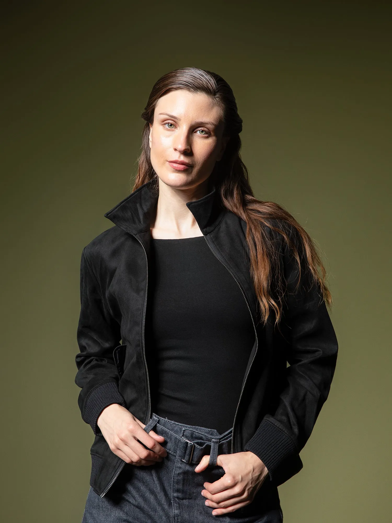 Suede Bomber