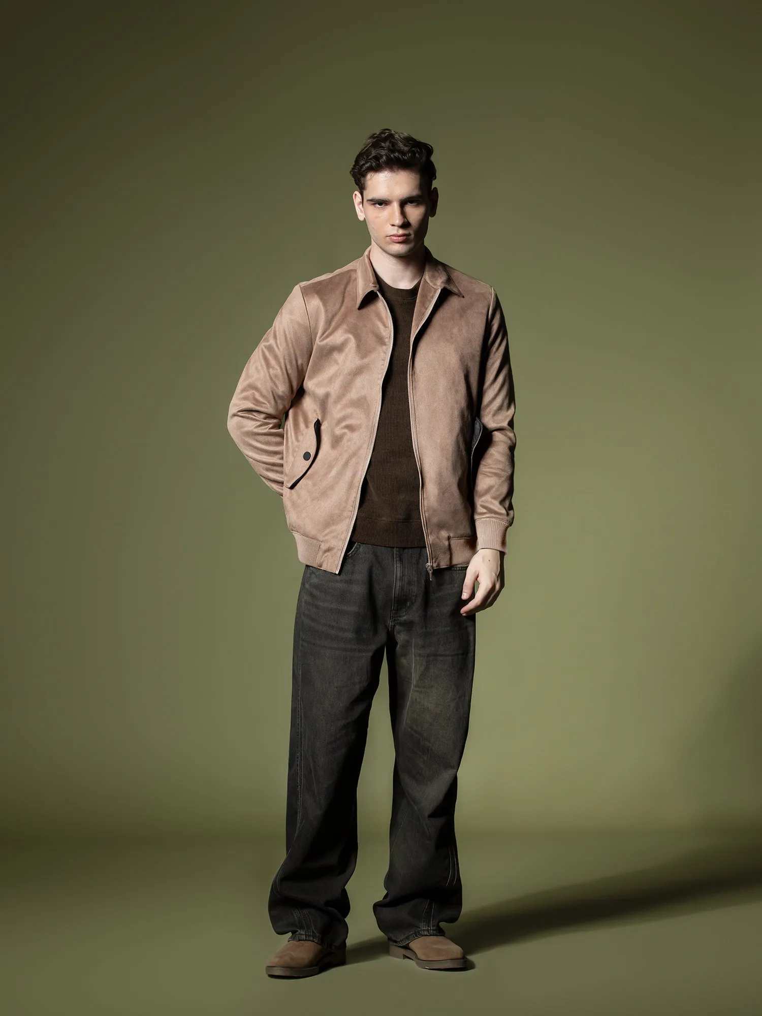 Suede Bomber