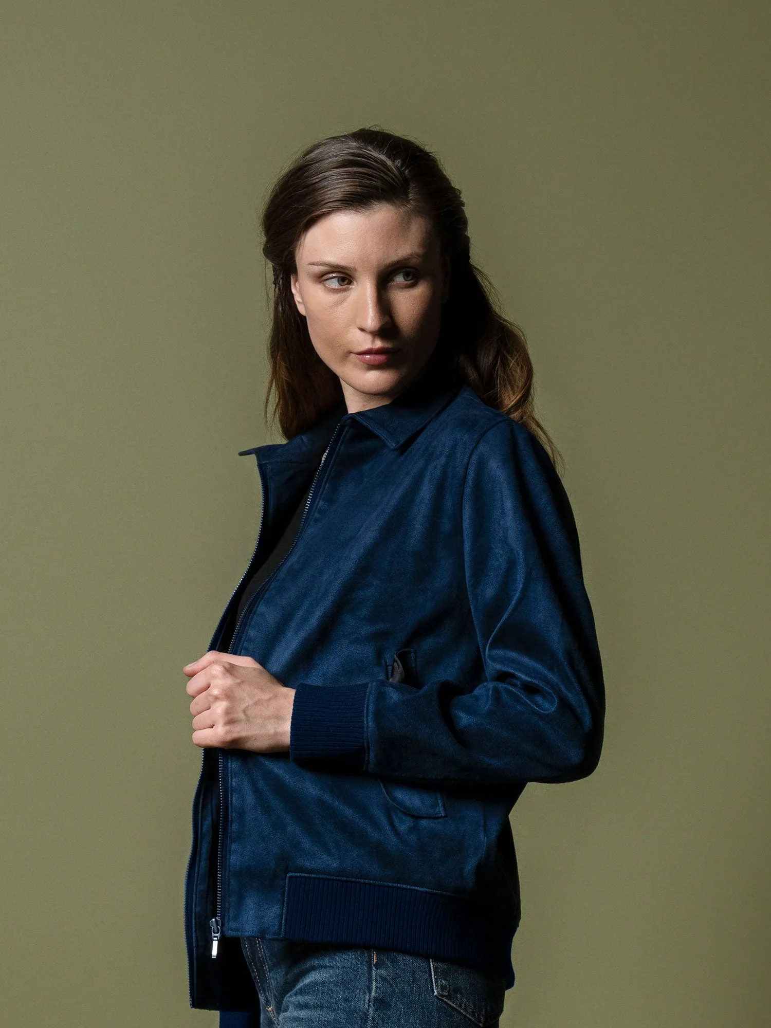 Suede Bomber
