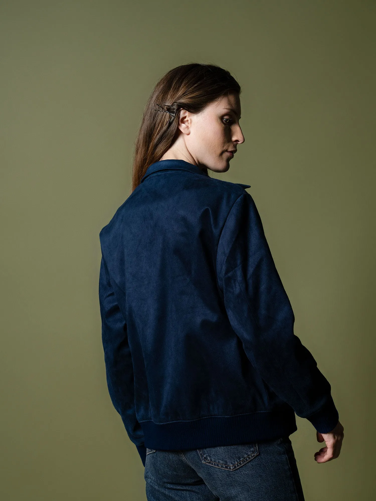 Suede Bomber