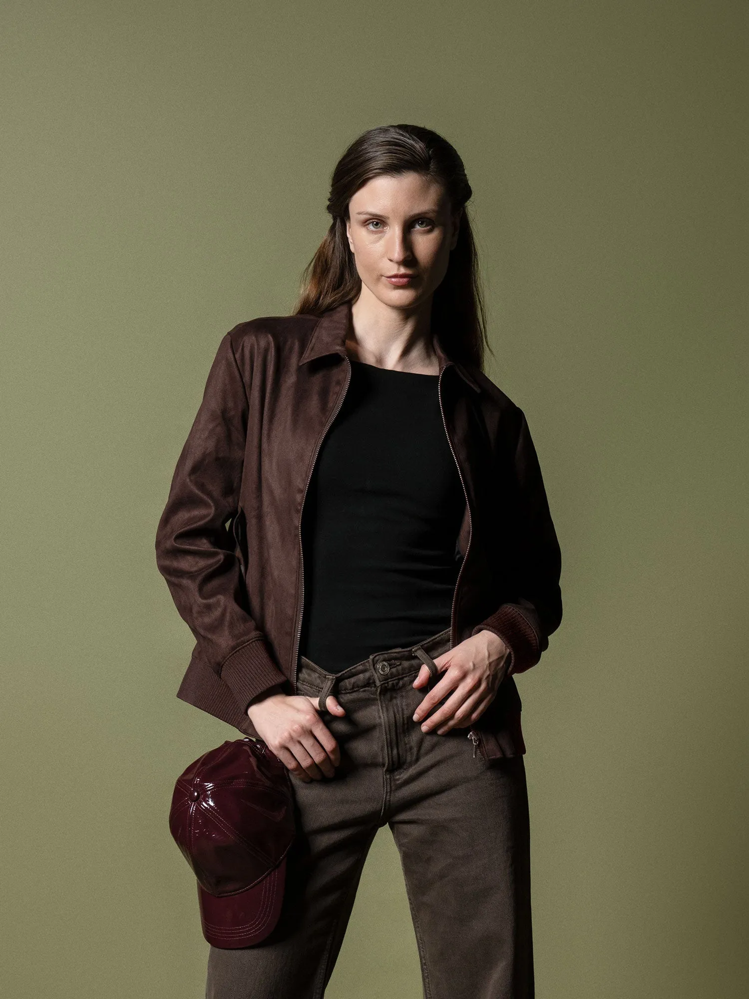 Suede Bomber