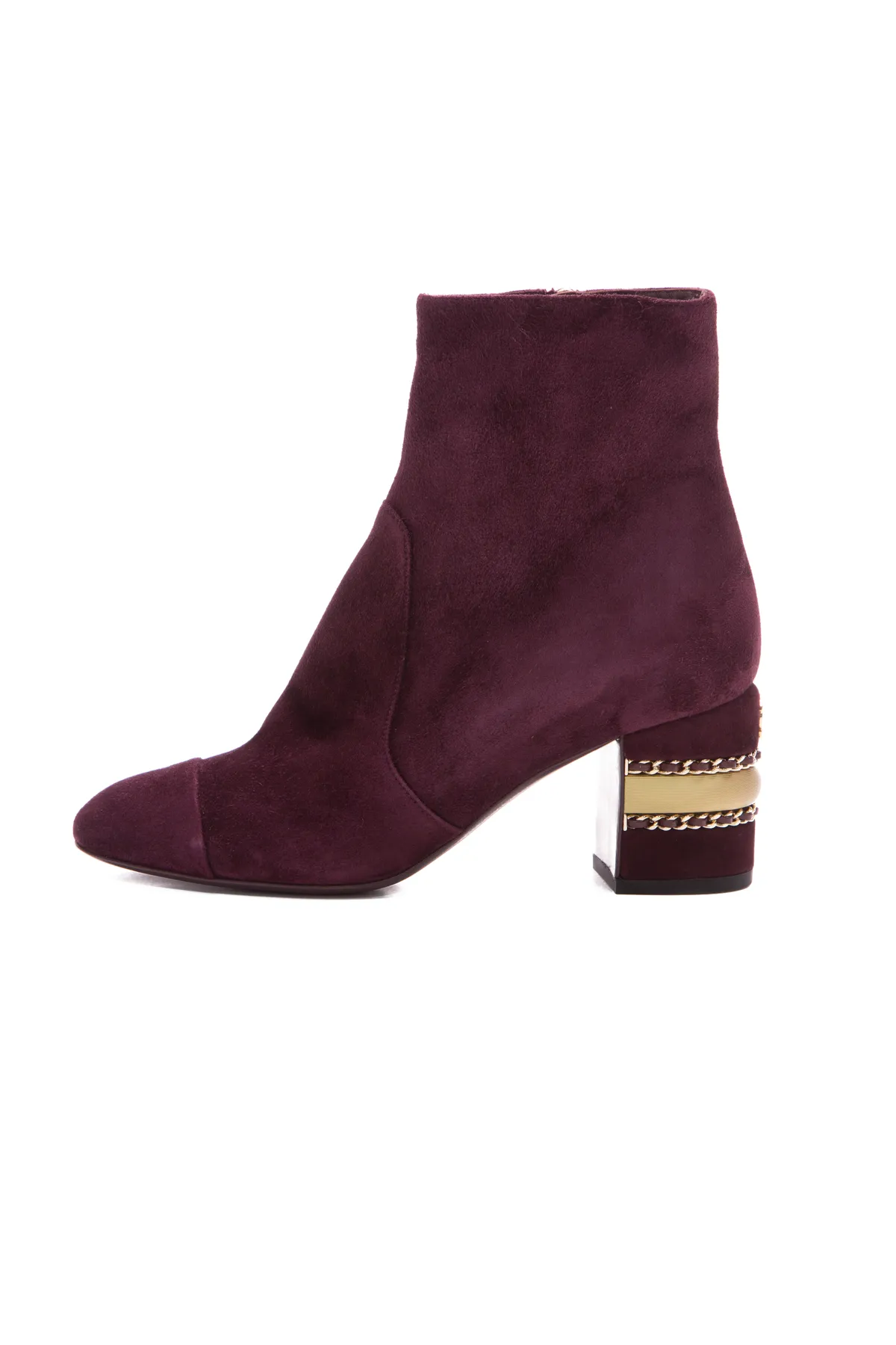 Suede Chain CC Boots - Size 37