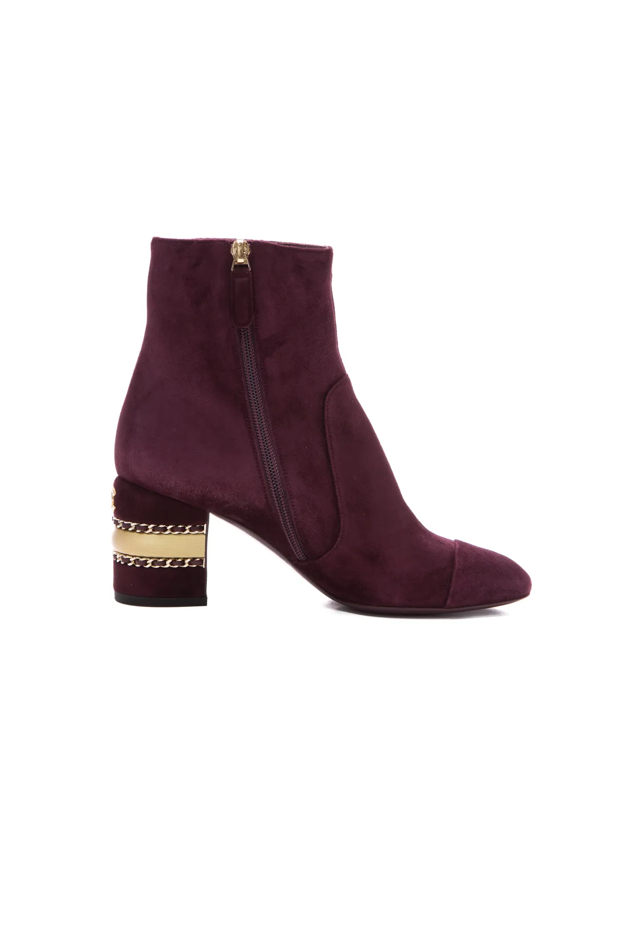 Suede Chain CC Boots - Size 37