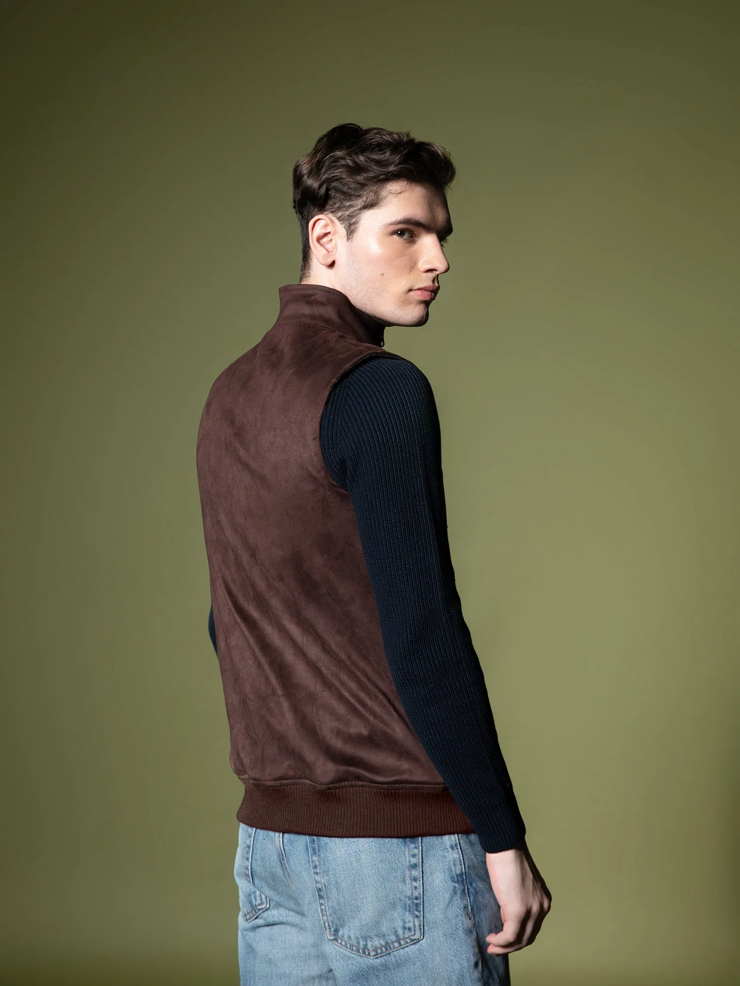 Suede Vest