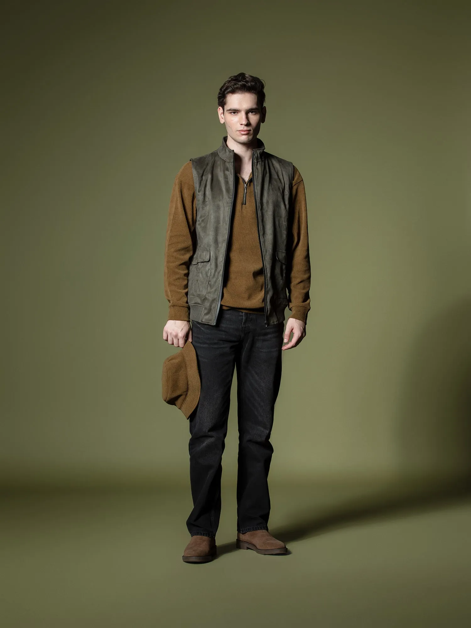 Suede Vest