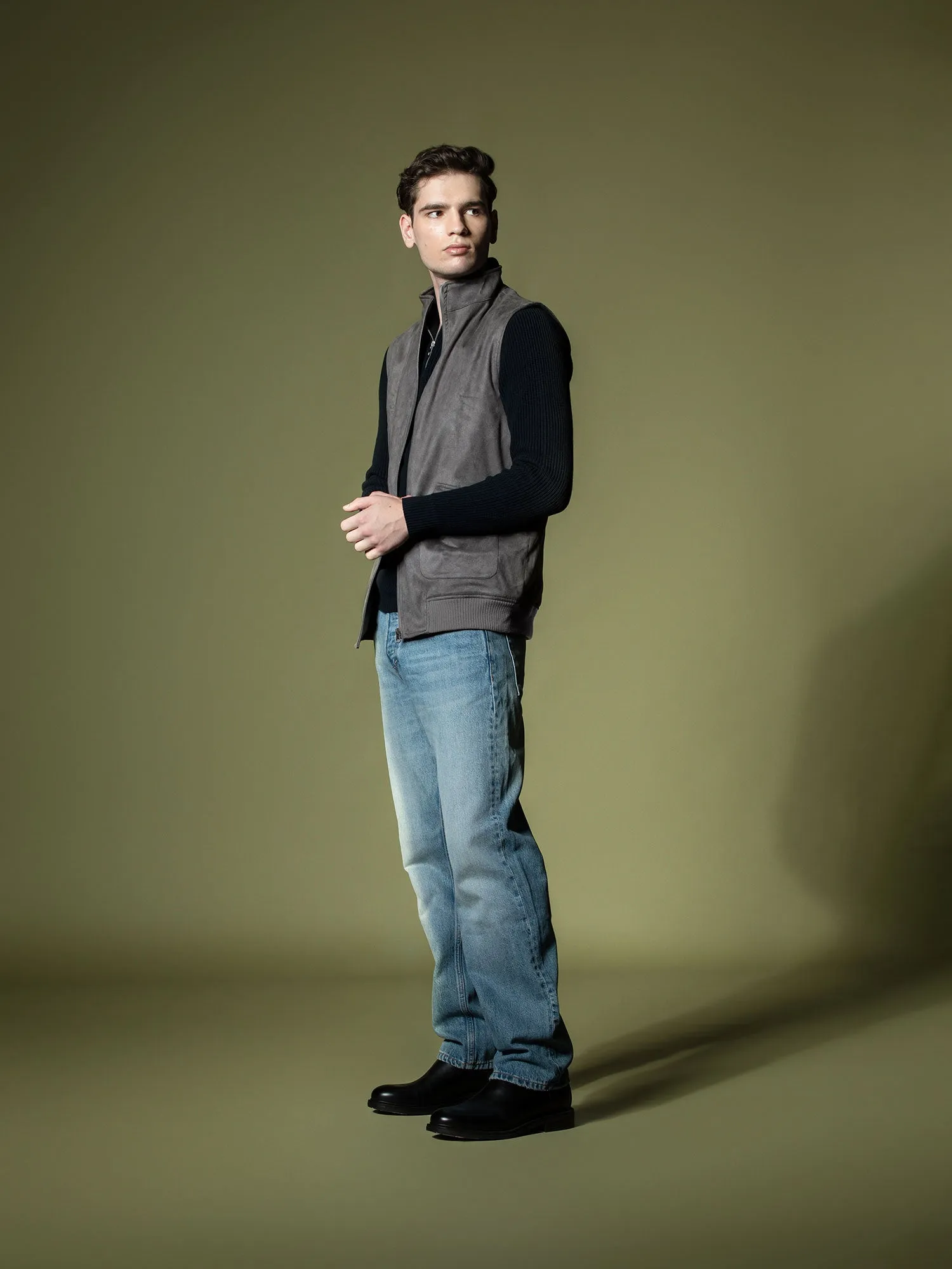 Suede Vest