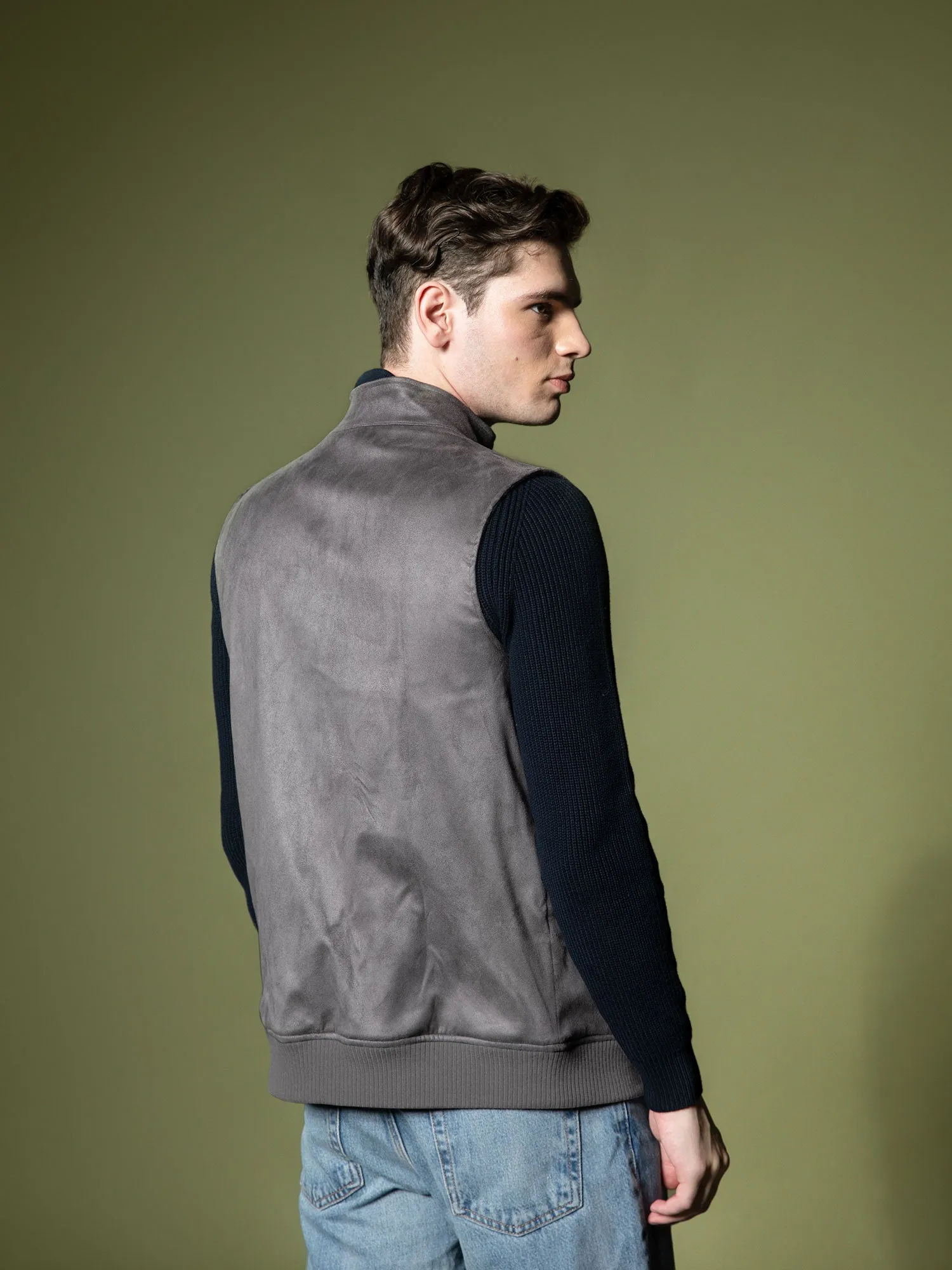 Suede Vest