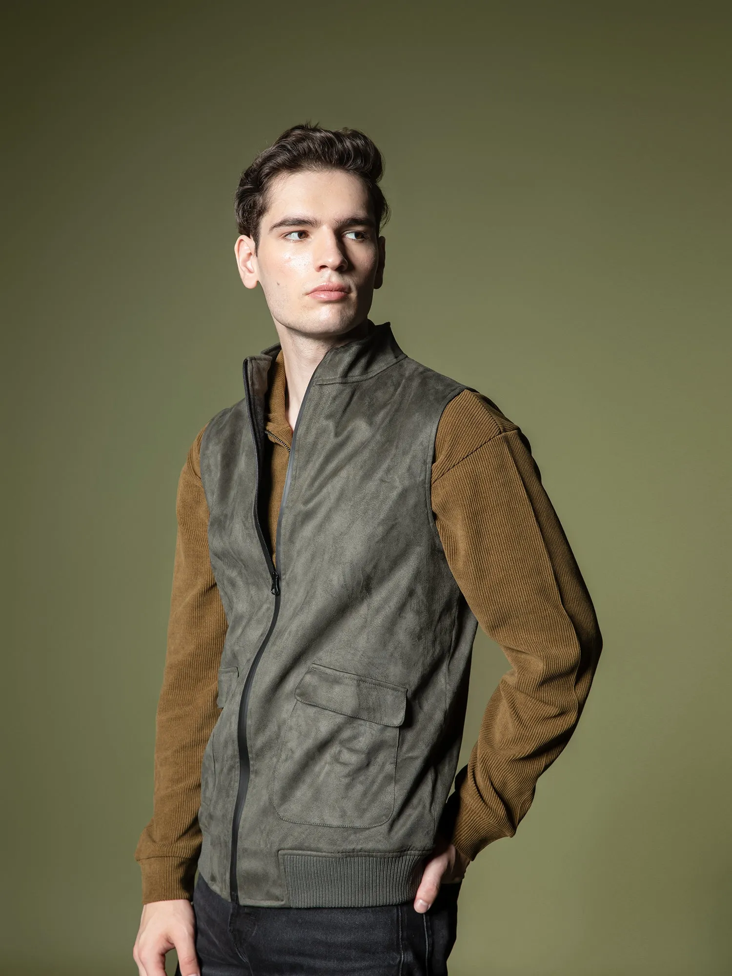 Suede Vest