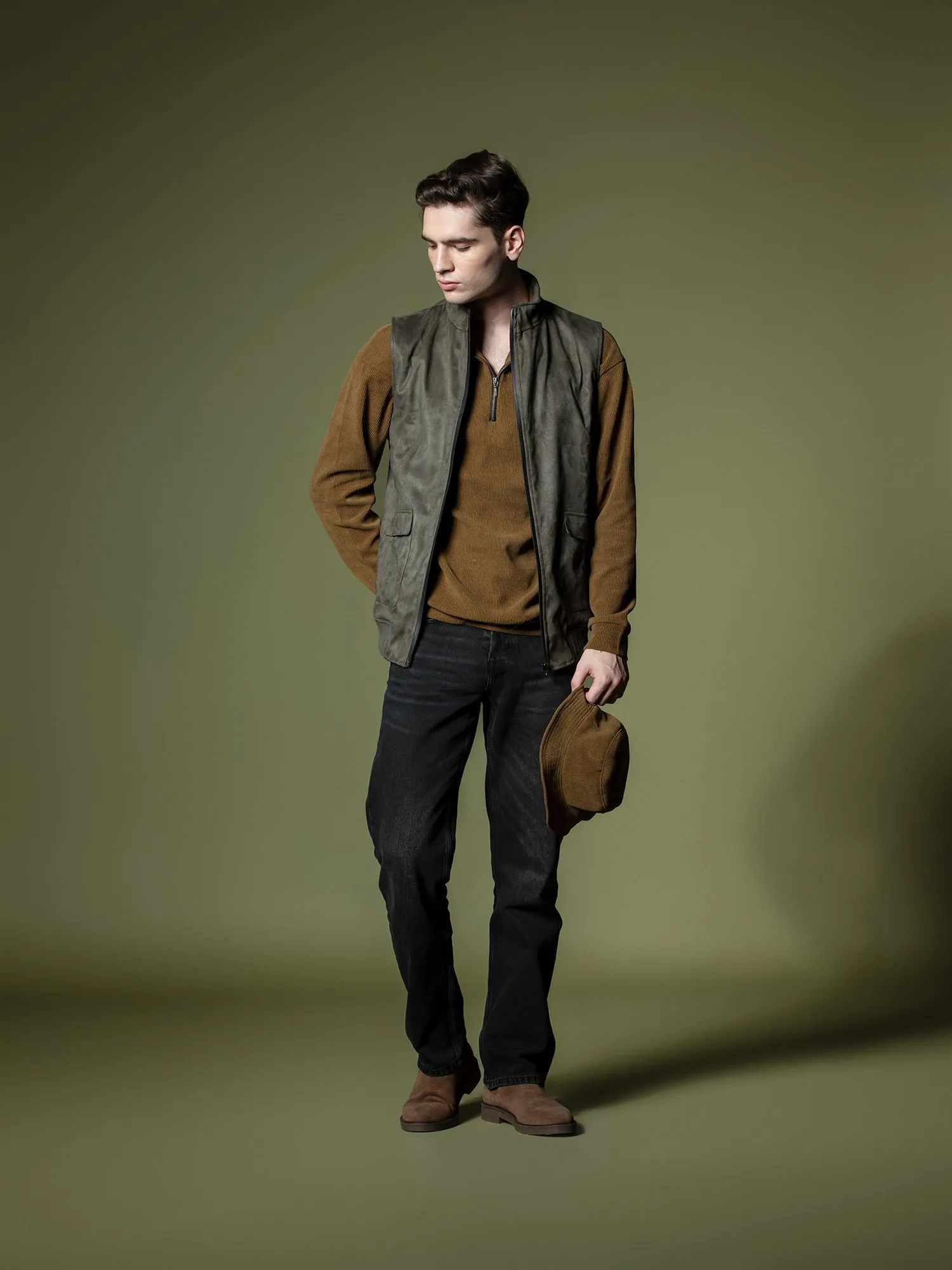 Suede Vest