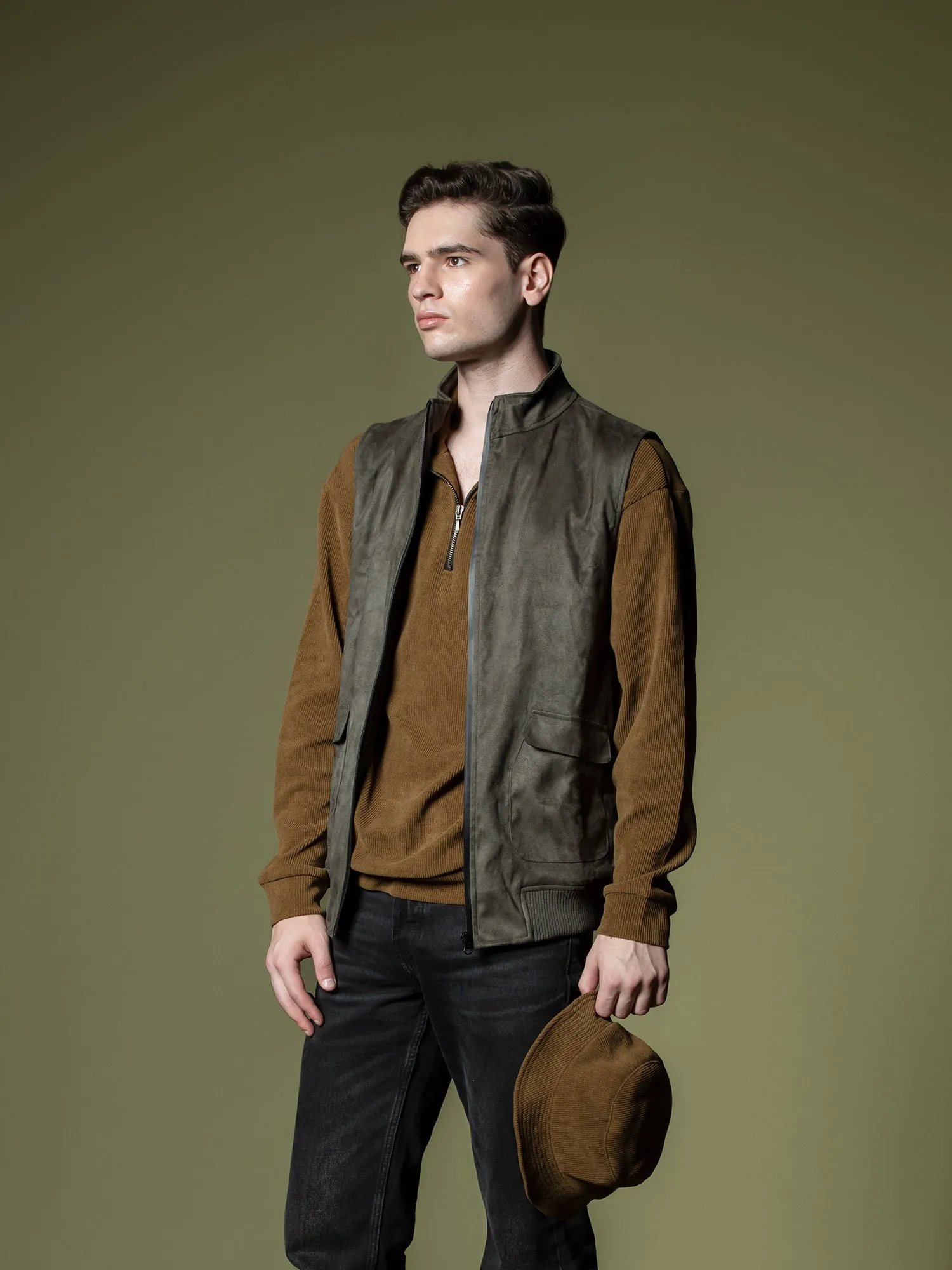 Suede Vest