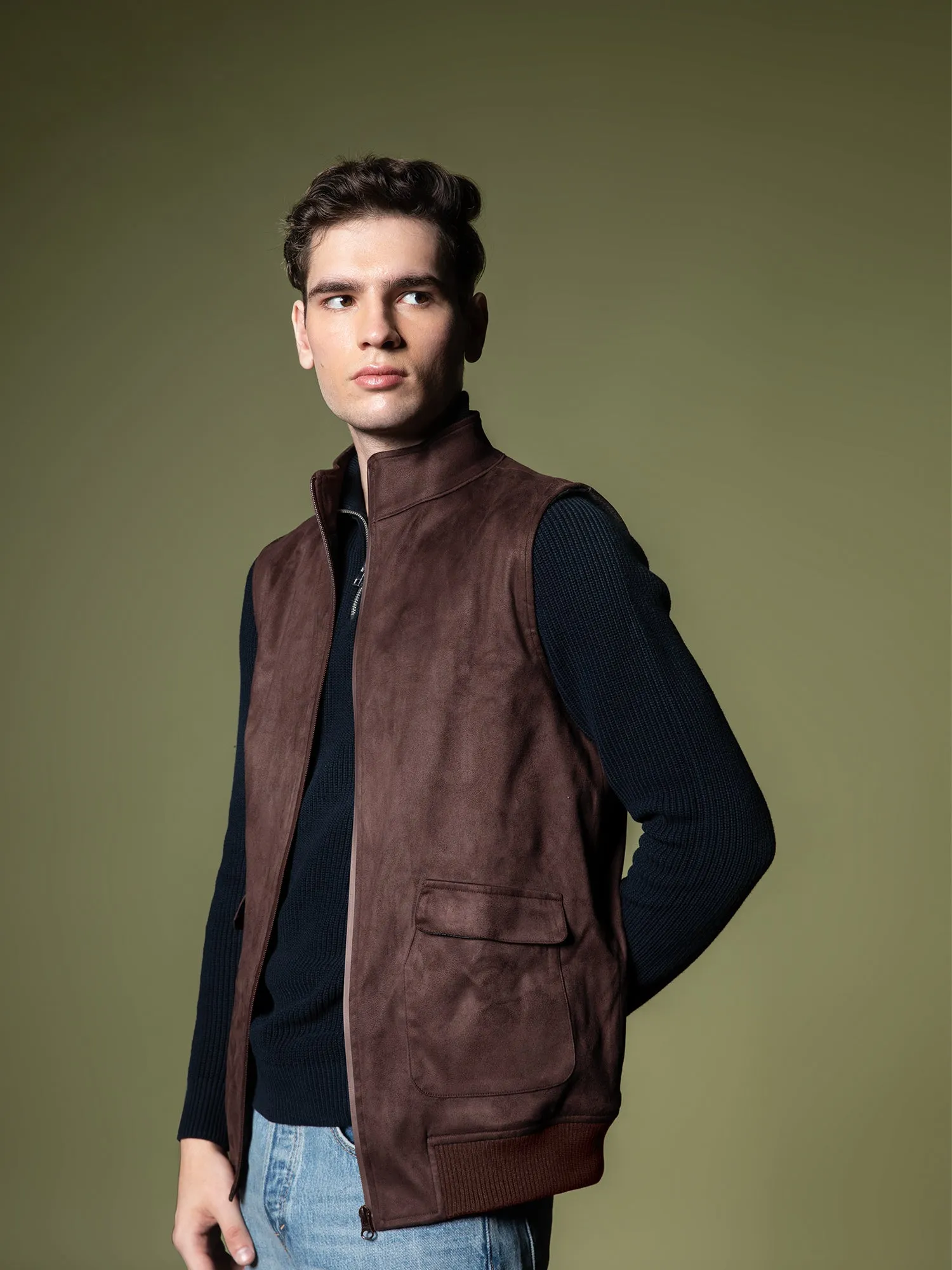 Suede Vest