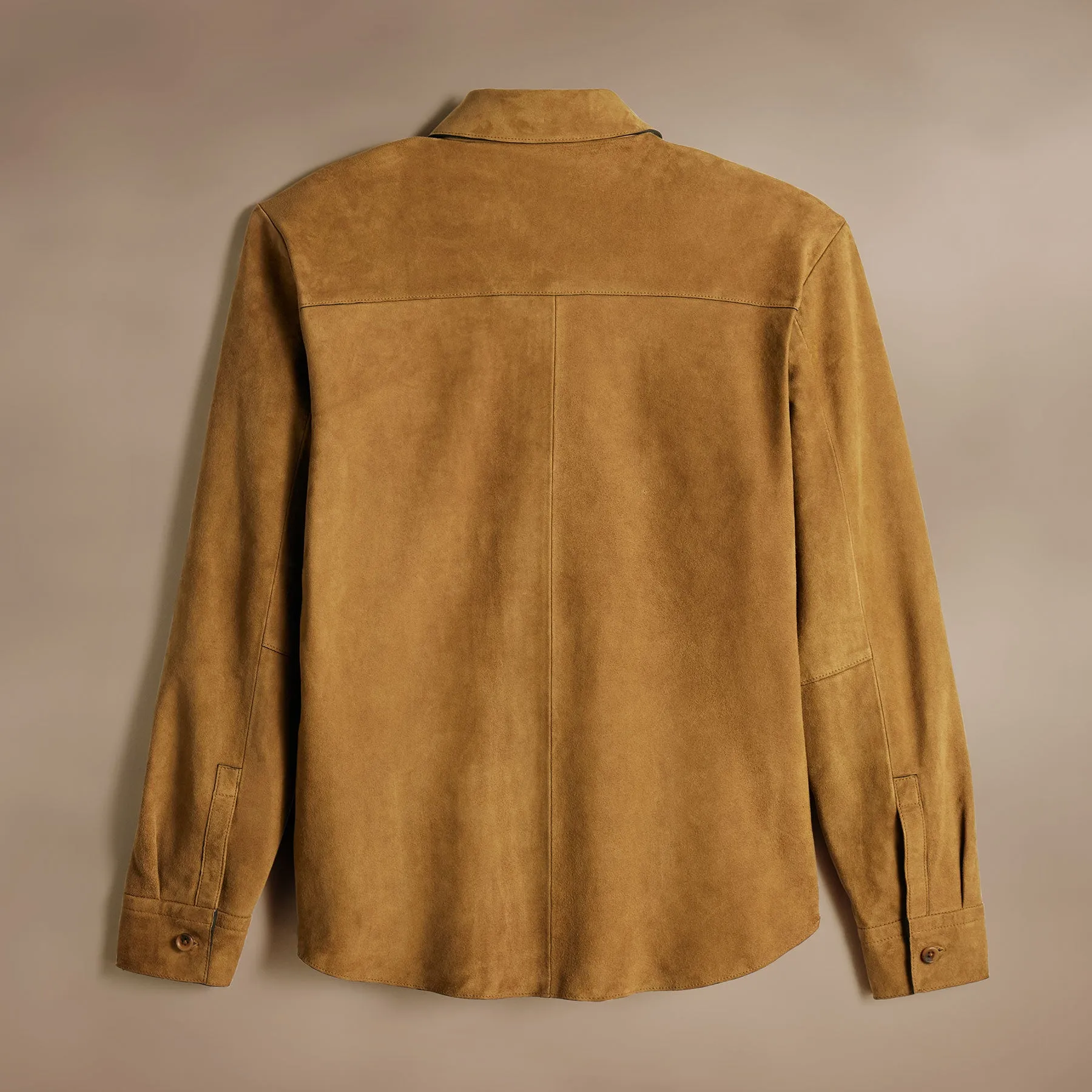 Suede Western Shirt - Tobacco