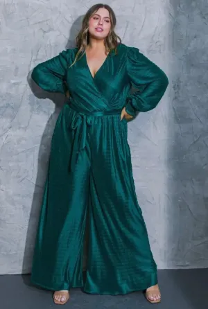 Teal Woven Jumpsuit