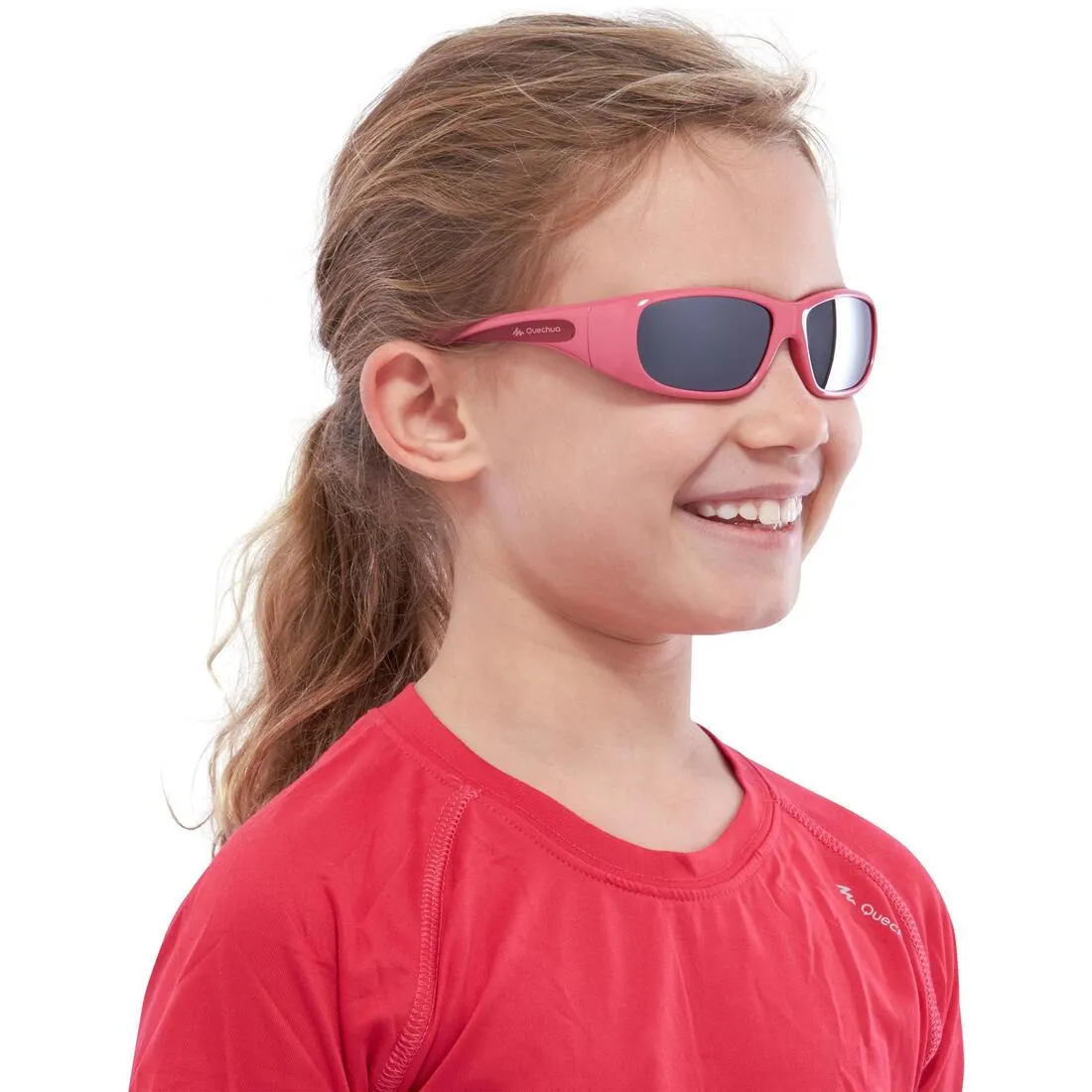Teen 300 Kids' Hiking Sunglasses Ages 7-9 Category 4 - Pink