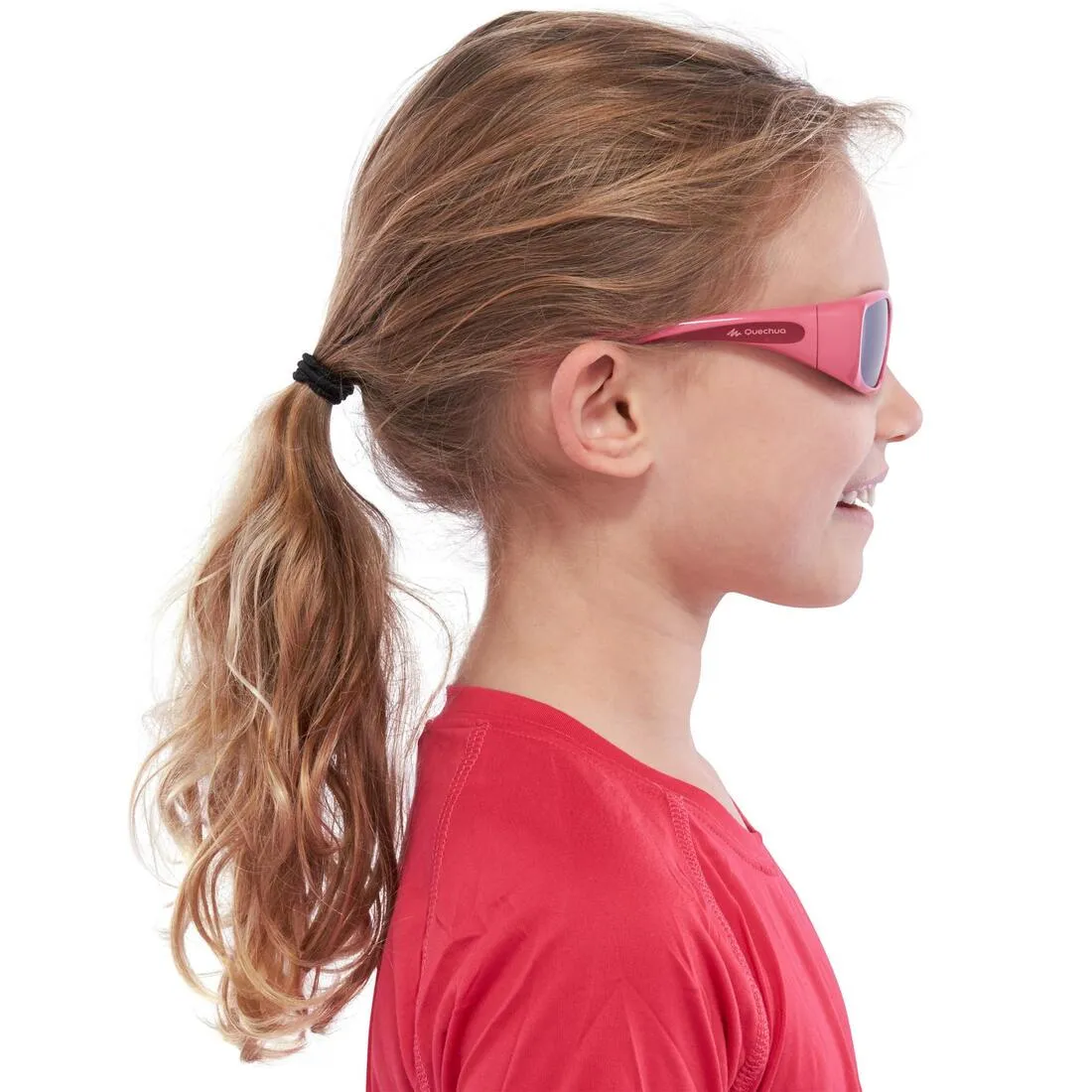 Teen 300 Kids' Hiking Sunglasses Ages 7-9 Category 4 - Pink