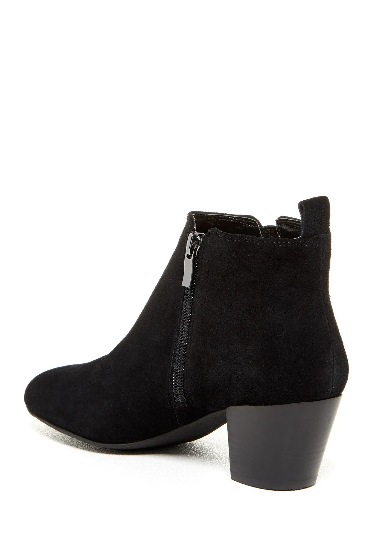 Tesori Frankie Black Suede Booties Boots Size 8
