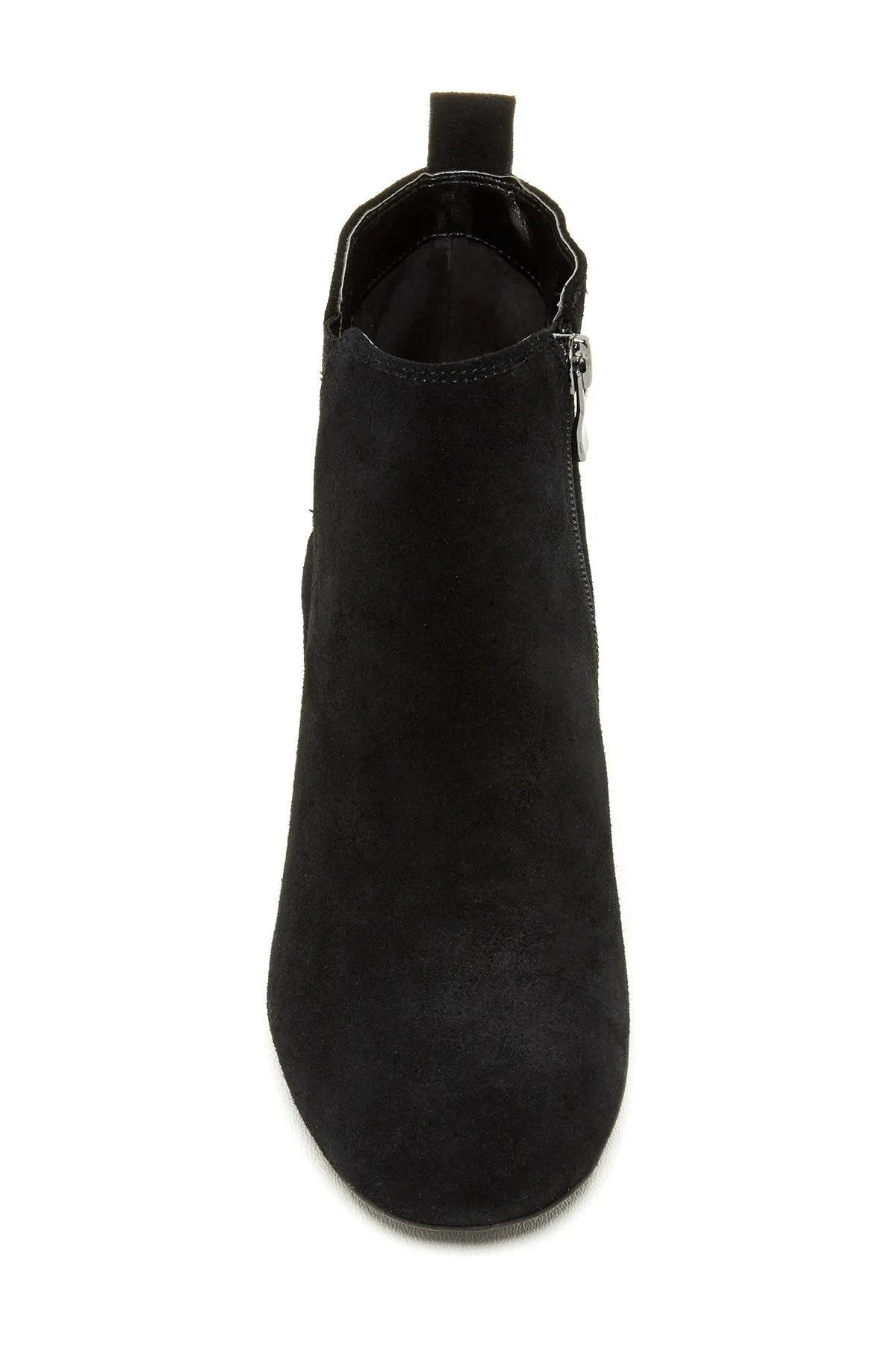 Tesori Frankie Black Suede Booties Boots Size 8