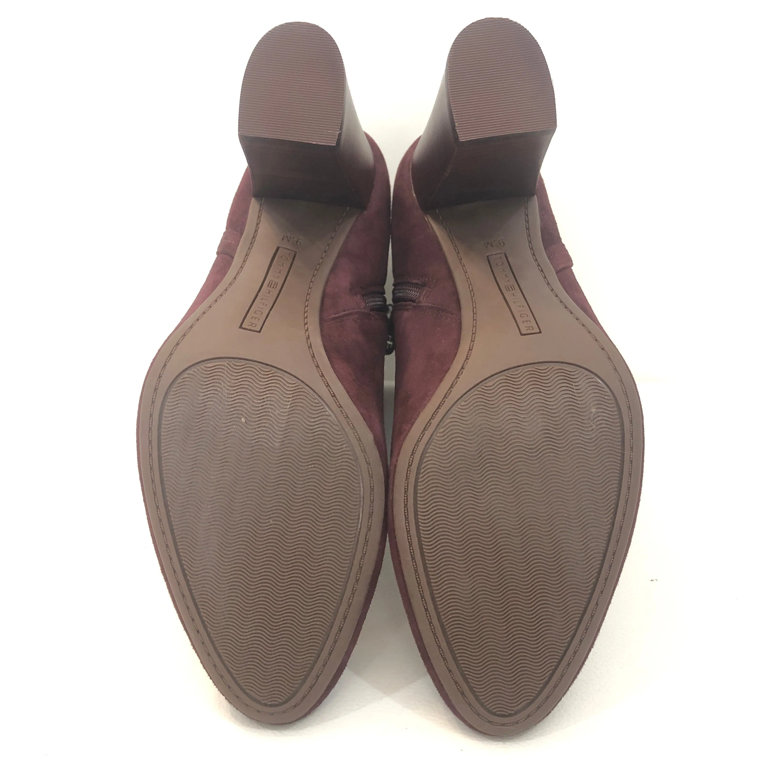 TOMMY HILFIGER Suede Durham Ankle Booties Size 9.5 NWOT