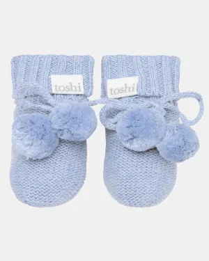 TOSHI : Organic Baby Booties - Seabreeze