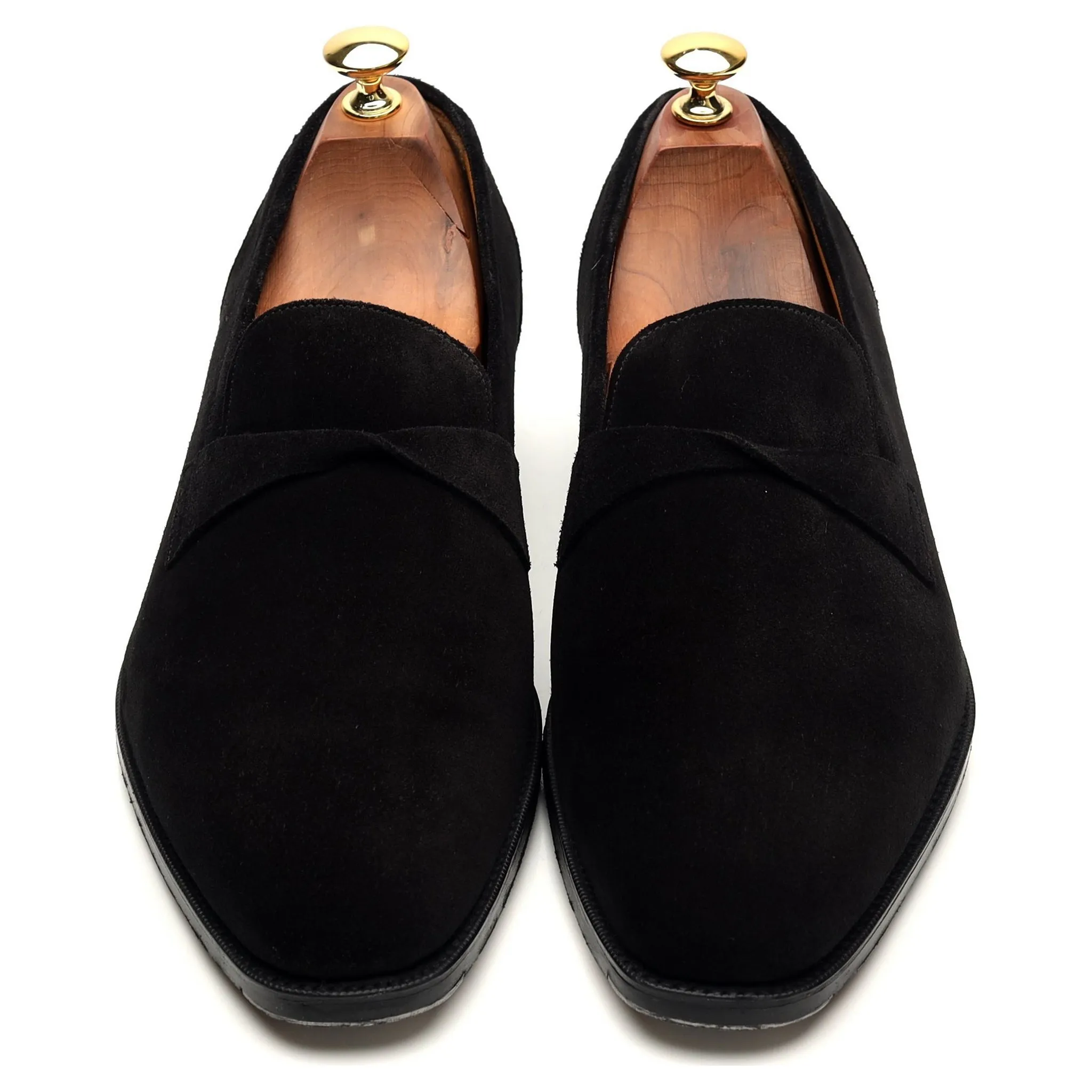 'Toulouse' Black Suede Loafer UK 9.5 E