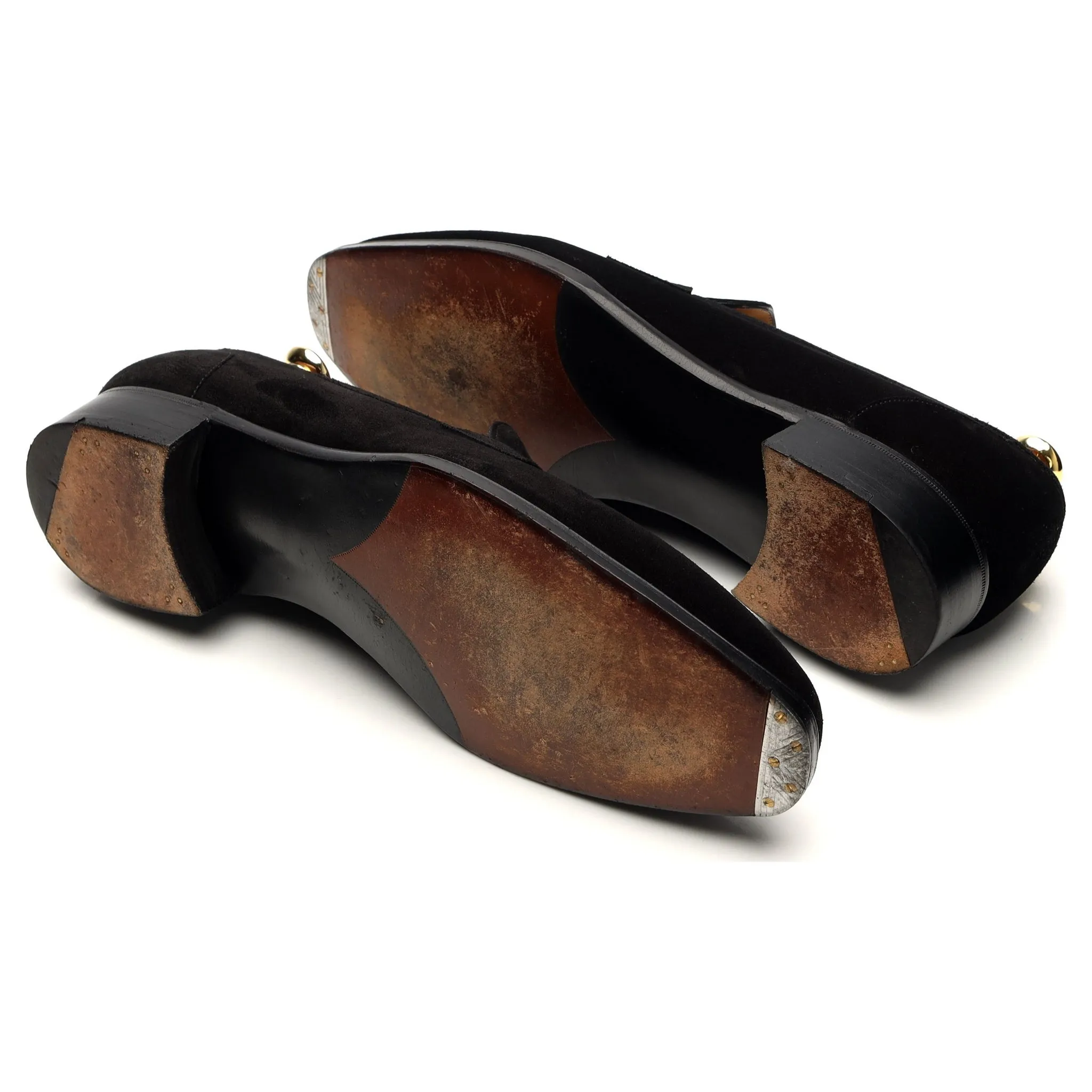 'Toulouse' Black Suede Loafer UK 9.5 E