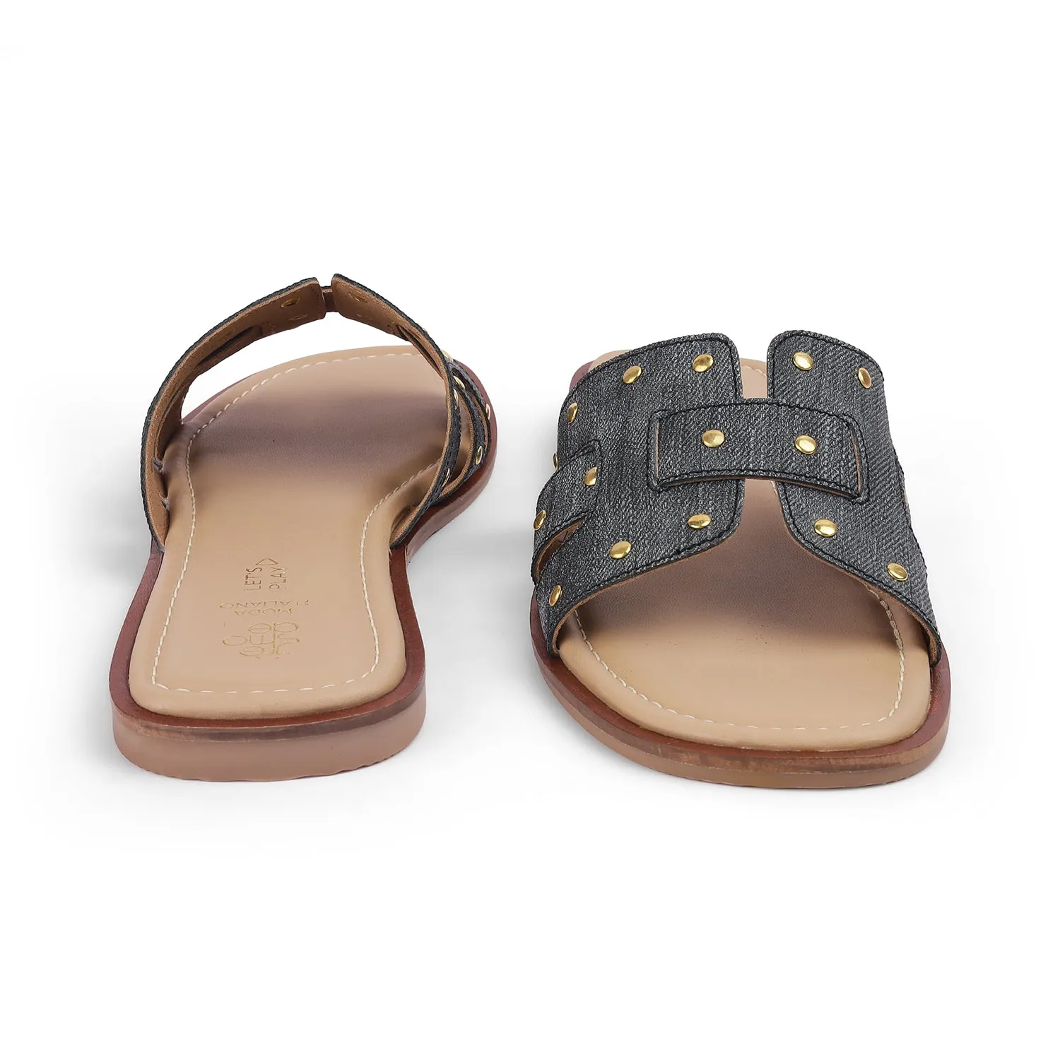 Tresmode Aen Black Women's Casual Flats