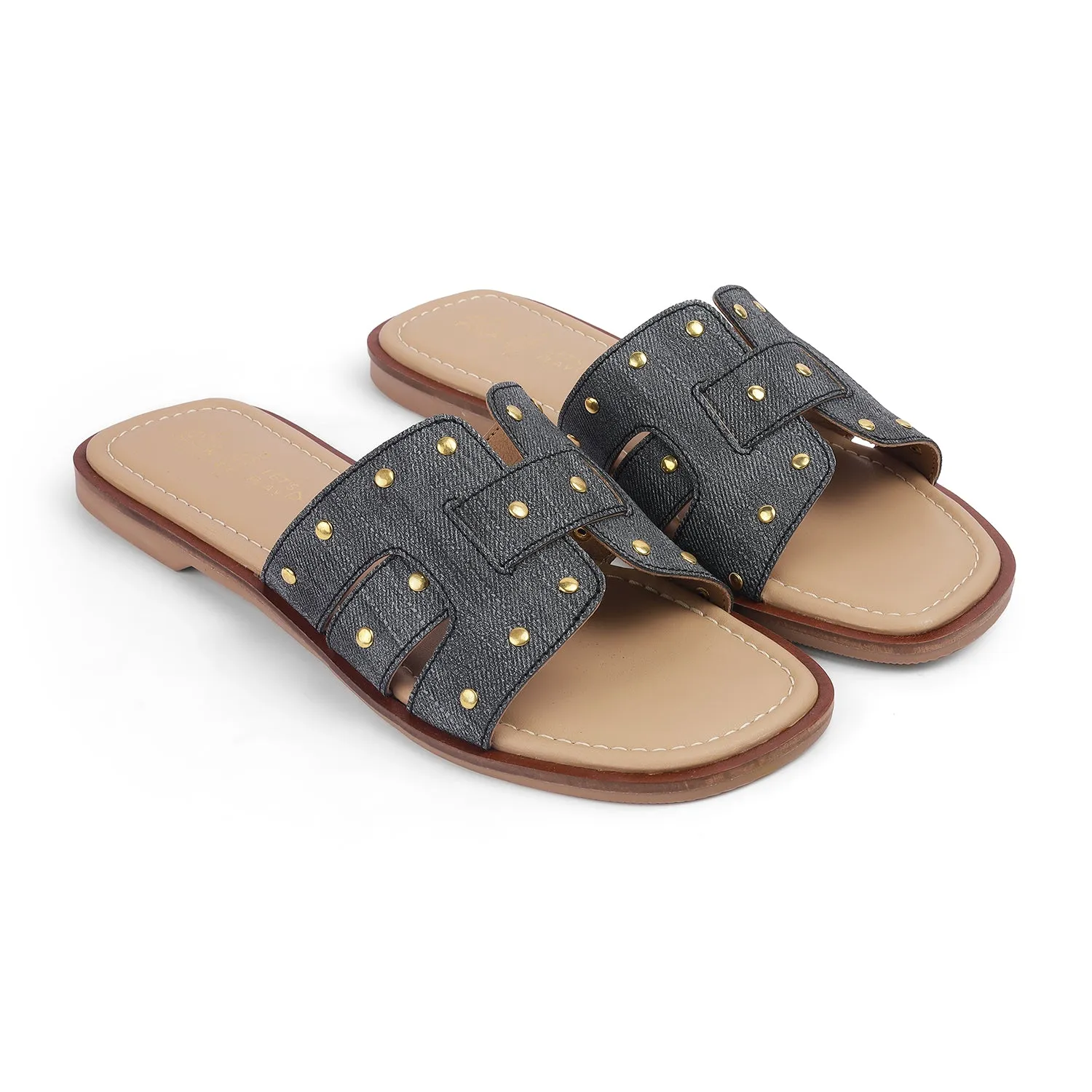 Tresmode Aen Black Women's Casual Flats