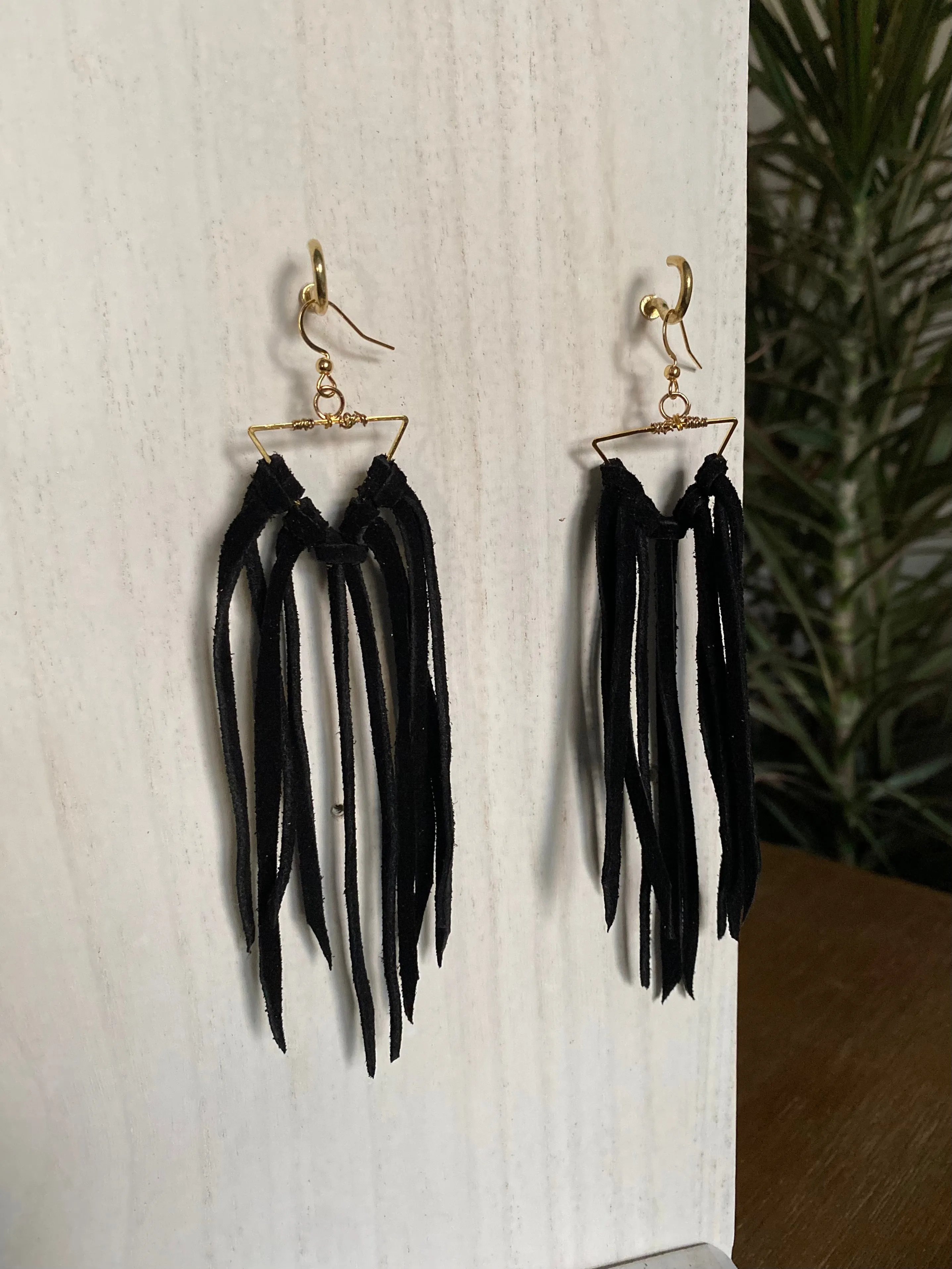 Triangle Fringe Earring