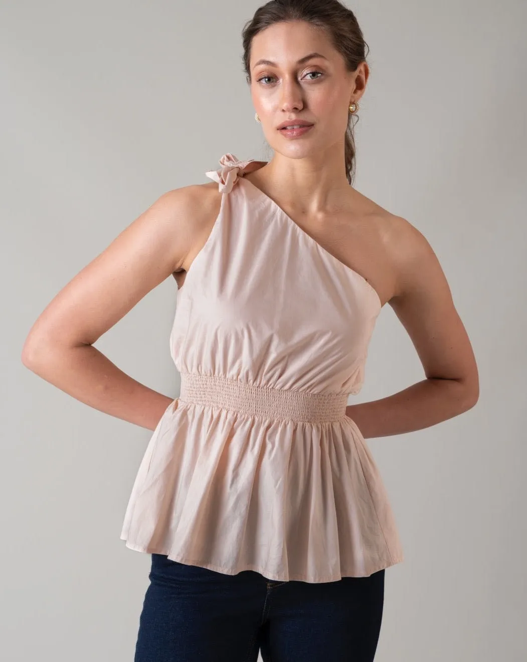 Tushita Mehta In Our Lucy One Shoulder Top