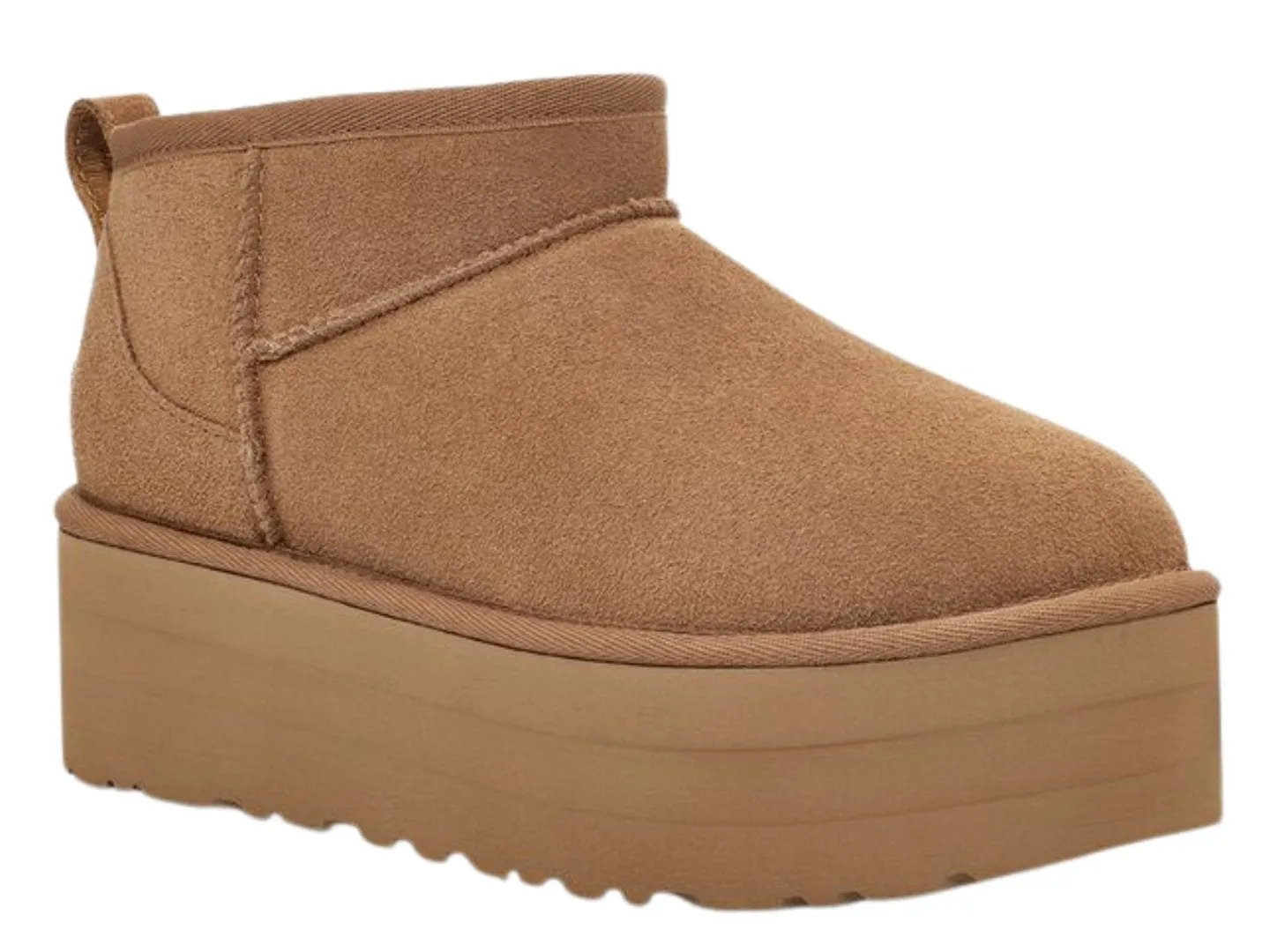 UGG: Classic Ultra Mini Platform in Chestnut