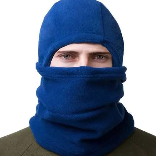 Unisex Full Face Mask Fleece Cap Neck Warmer Hood Plush Lining Winter Sports Multifunctional Ski Hat