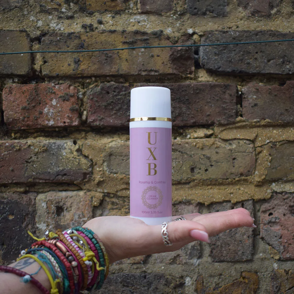 UXB Rosehip & Comfrey Cream Cleanser - Our face wash for normal, combi and sensitive skin