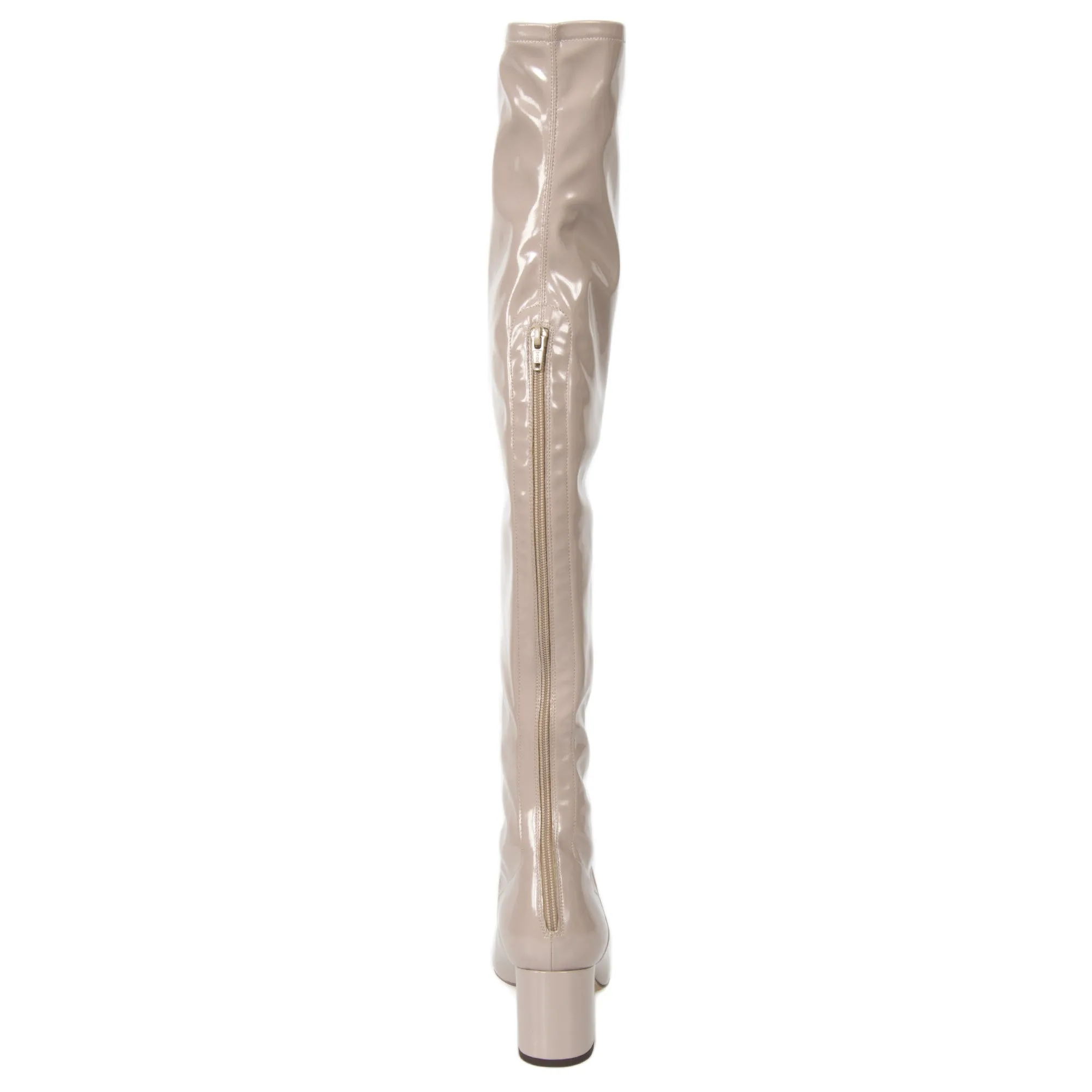 Valentino Patent Leather Over The Knee Boots | Poudre