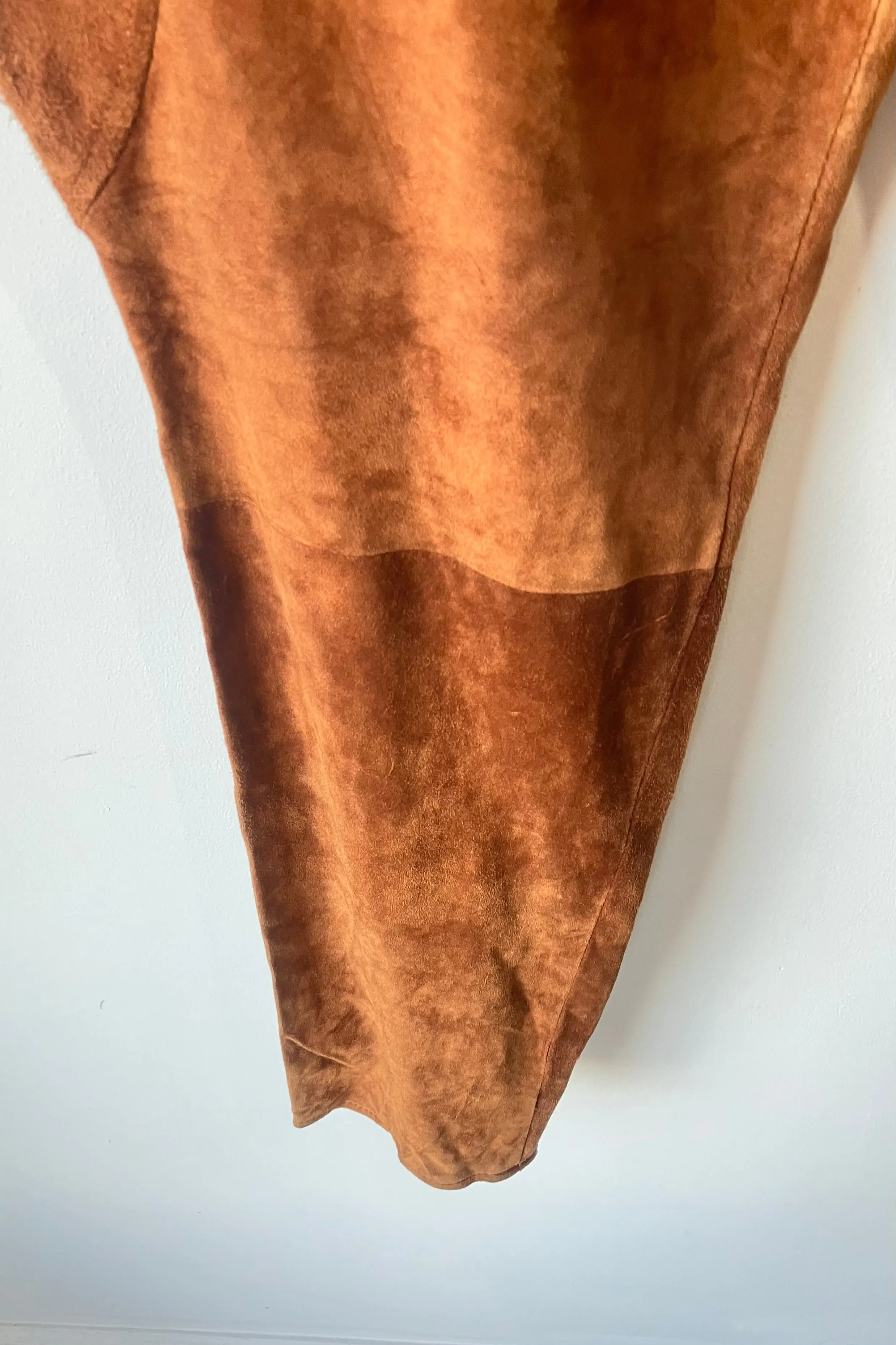 Vintage Anne Klein Cognac Suede Jodhpurs