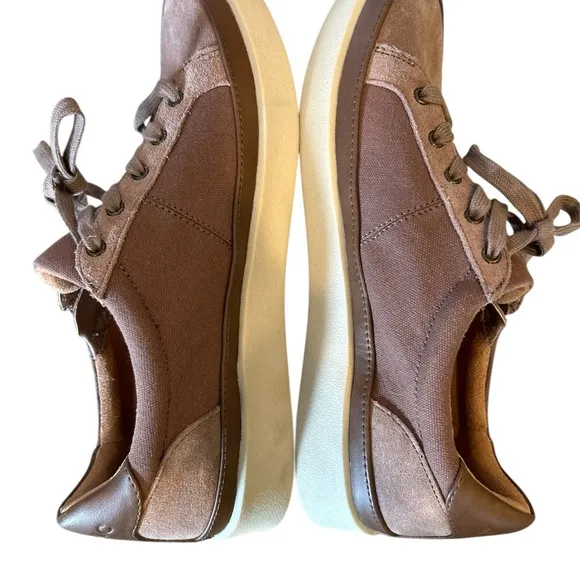 Vionic Women’s Size 8 Mayra Essence Suede Fashion Zipper Sneakers‎ EUC